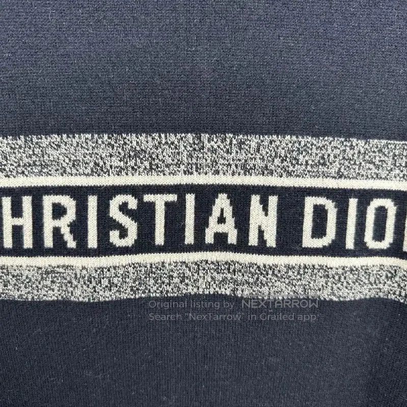 Dior Dior Women's Navy Wool Zip Jacket . Size XS / US 0-2 / IT 36-38 - 3 Thumbnail