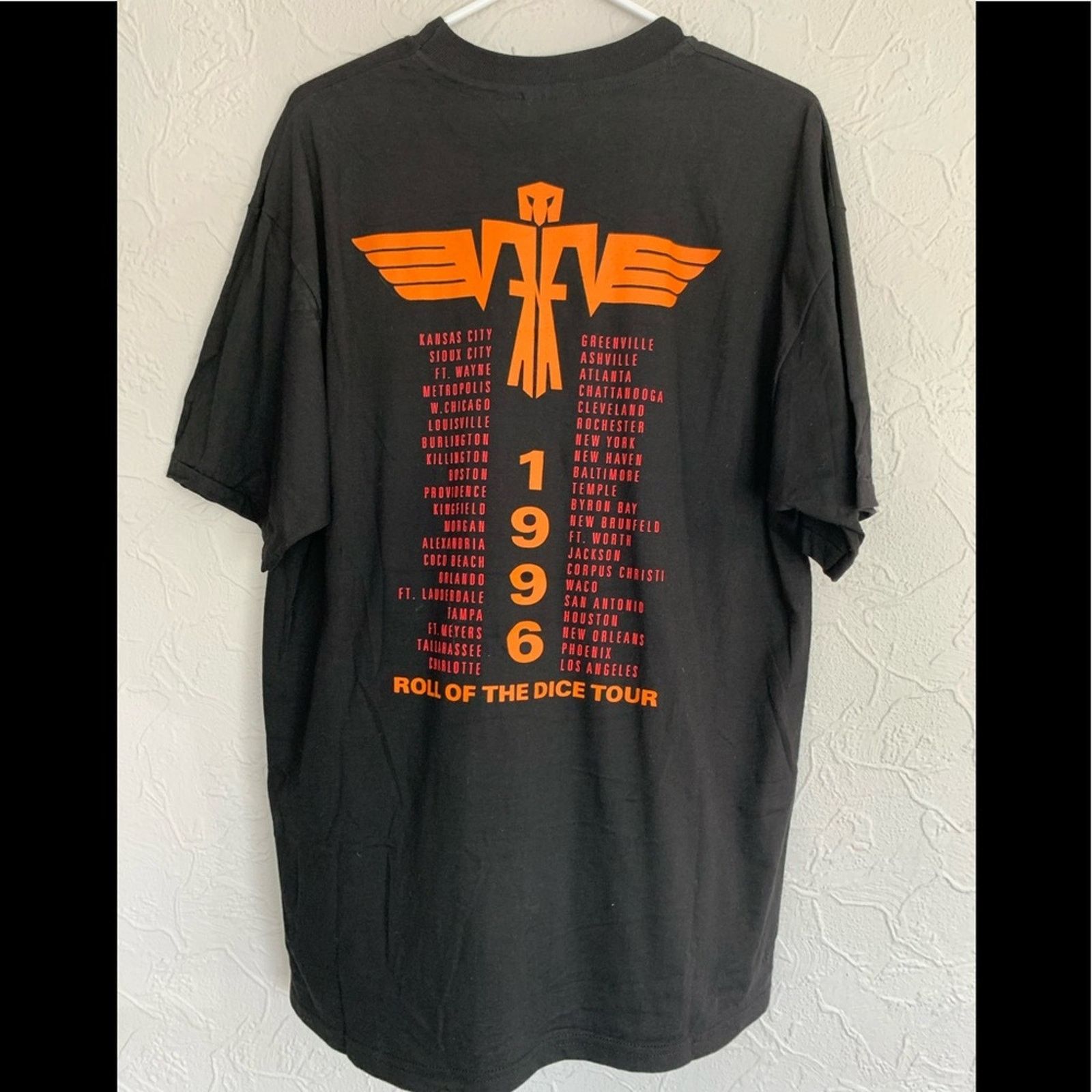 Hanes VINTAGE THE FABULOUS THUNDERBIRDS SINGLE STITCH BAND TEE LRG Size US L / EU 52-54 / 3 - 3 Thumbnail