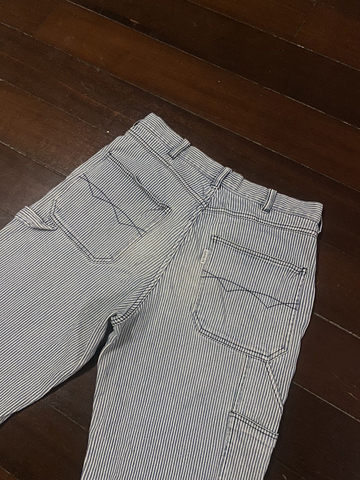 Japanese Brand FIRE 🔥 B.C FACTORY HICKORY PANT DISTRESSED Size US 33 - 9 Thumbnail