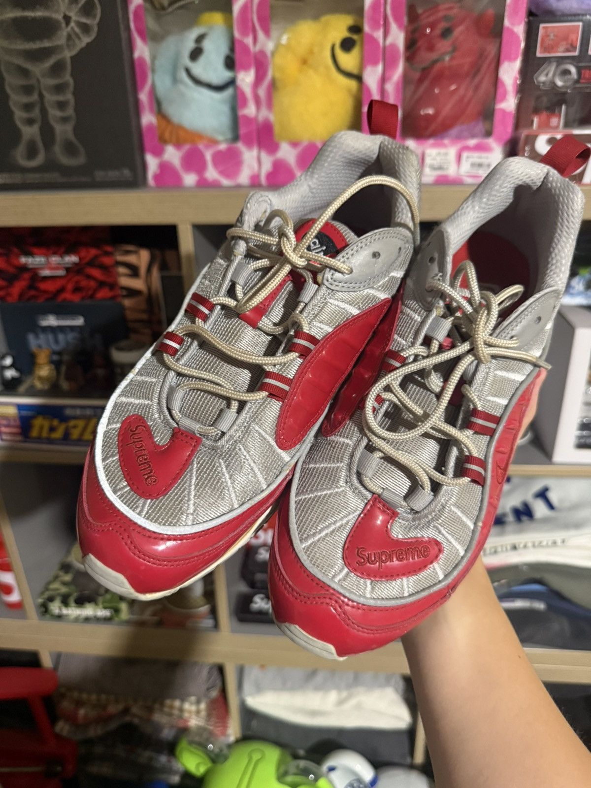 Nike × Supreme Nike x Supreme Air Max 98 Varsity Red Size US 10 / EU 43 - 2 Thumbnail