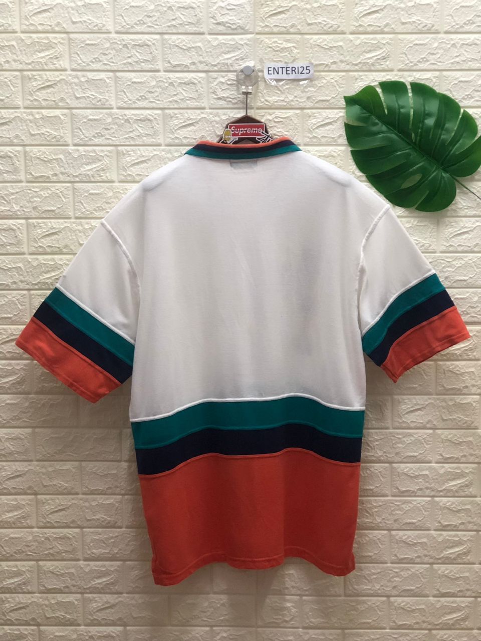 Japanese Brand Vintage Ledolno Sc Sport Zippy Polo Tee Colour Block Size US XXL / EU 58 / 5 - 3 Thumbnail