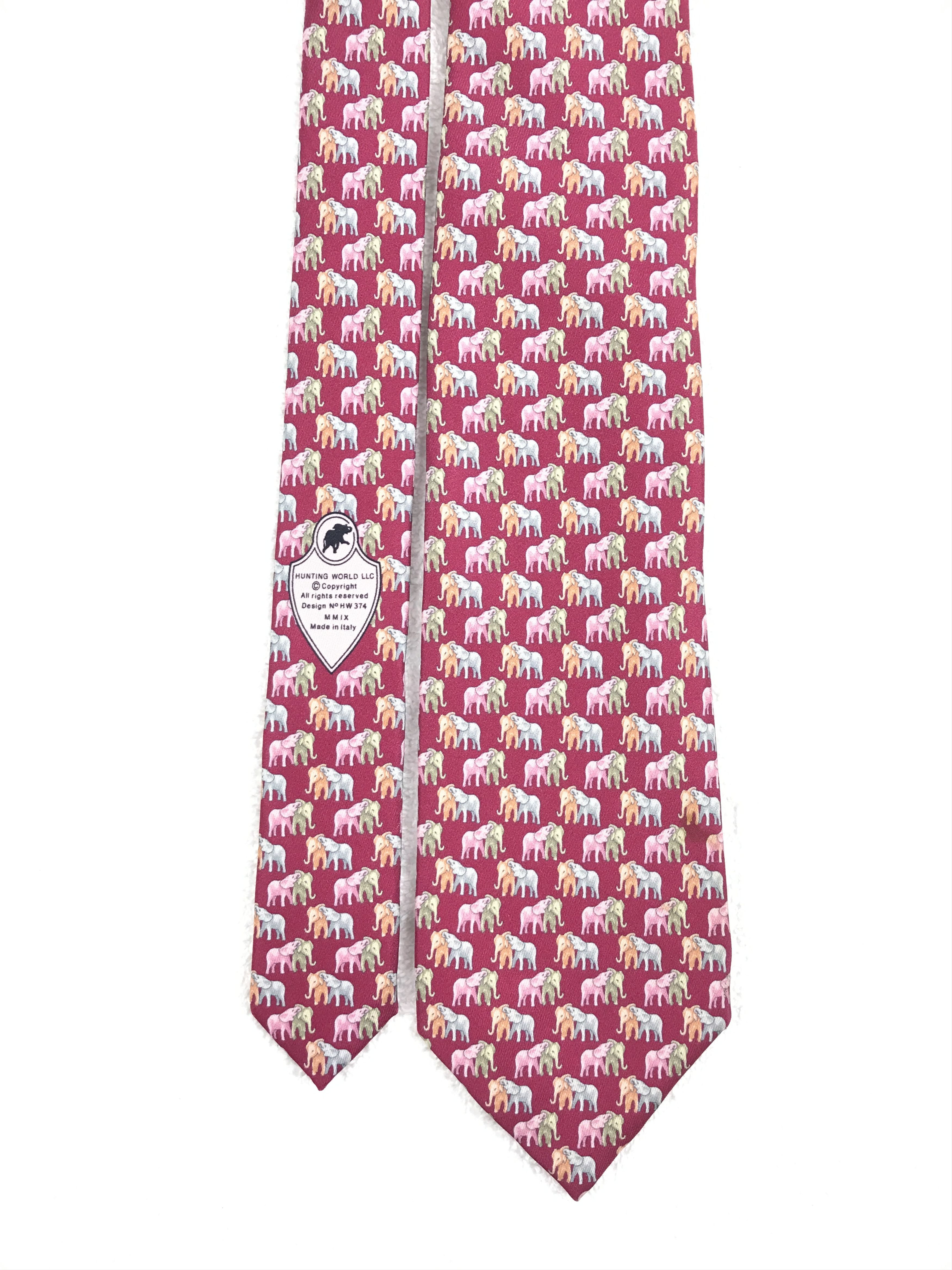 Designer × Vintage Vintage Hunting World Silk Necktie Size ONE SIZE - 3 Thumbnail