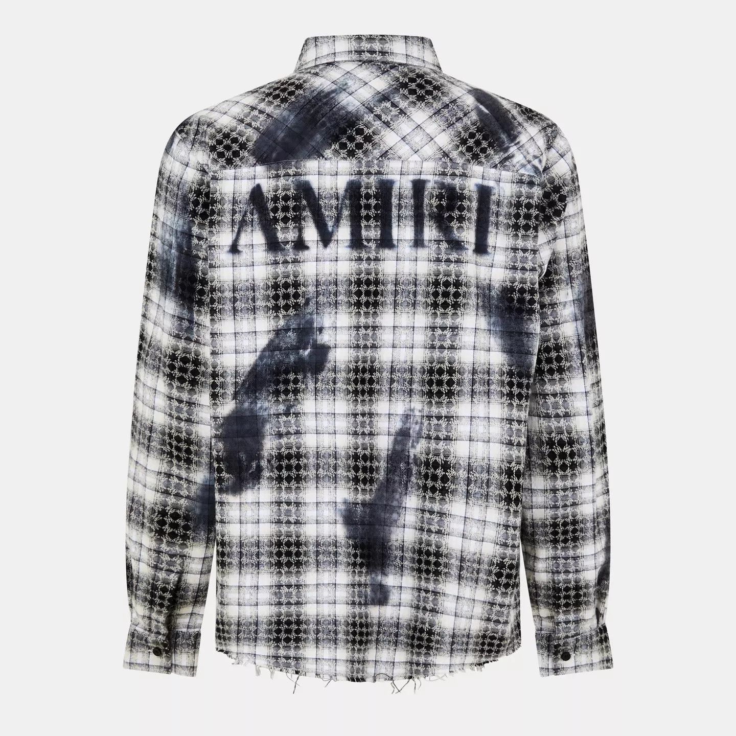 Amiri o1g2r1mq0426 Patterned Long Sleeve Tailored Fit Shirt Size US M / EU 48-50 / 2 - 2 Thumbnail