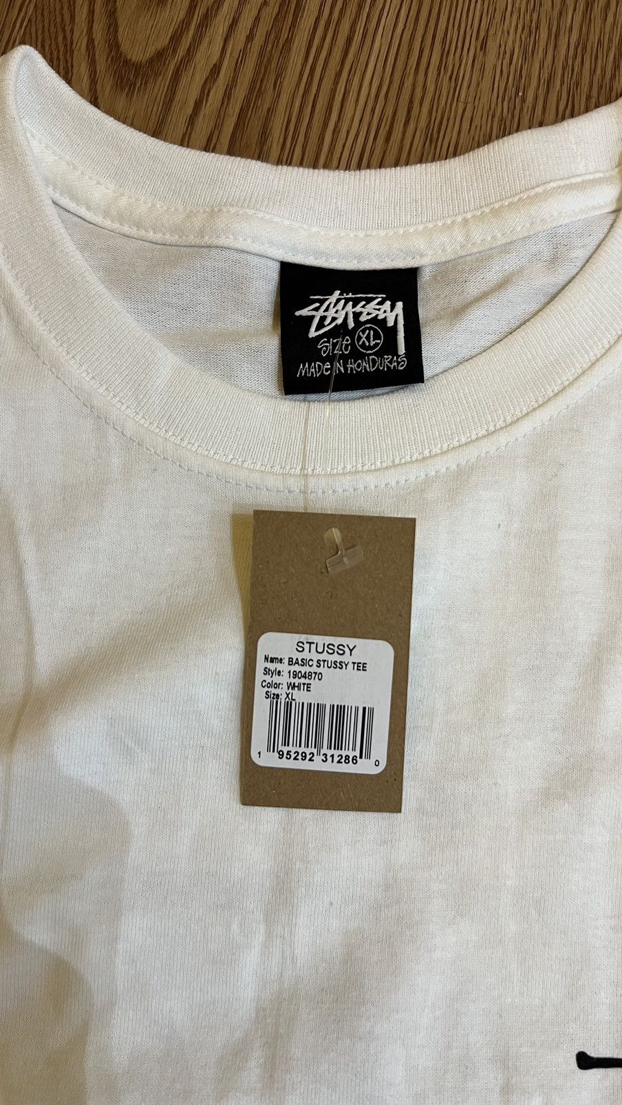 Stussy Stussy basic white tee Size US XL / EU 56 / 4 - 3 Thumbnail