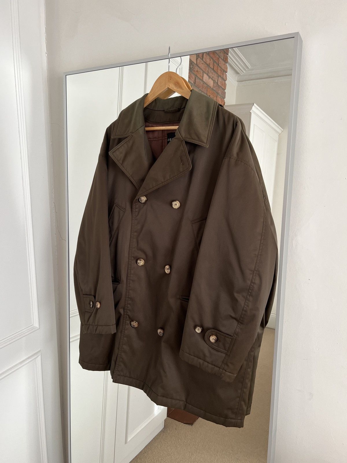 image of Vintage Celine Jacket in Brown, Men's (Size XL)