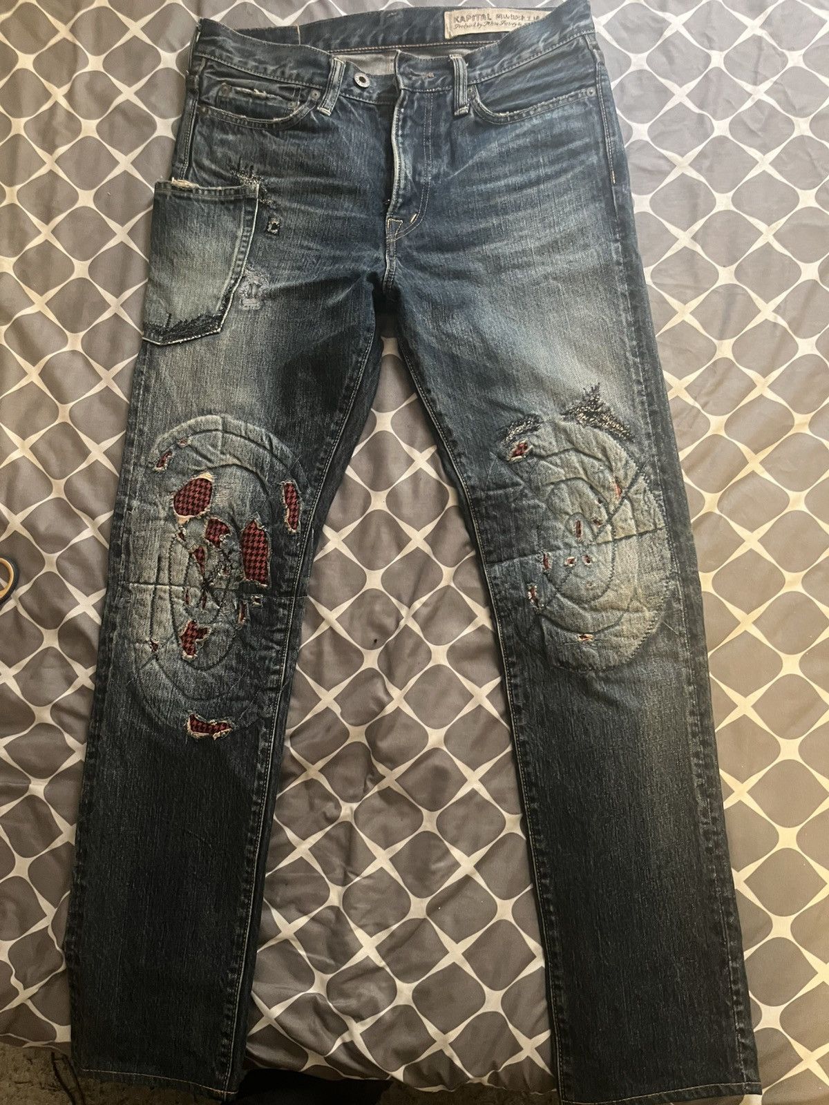 Kapital × Kapital Kountry Kapital Patchwork pants Size US 32 / EU 48 - 1 Thumbnail