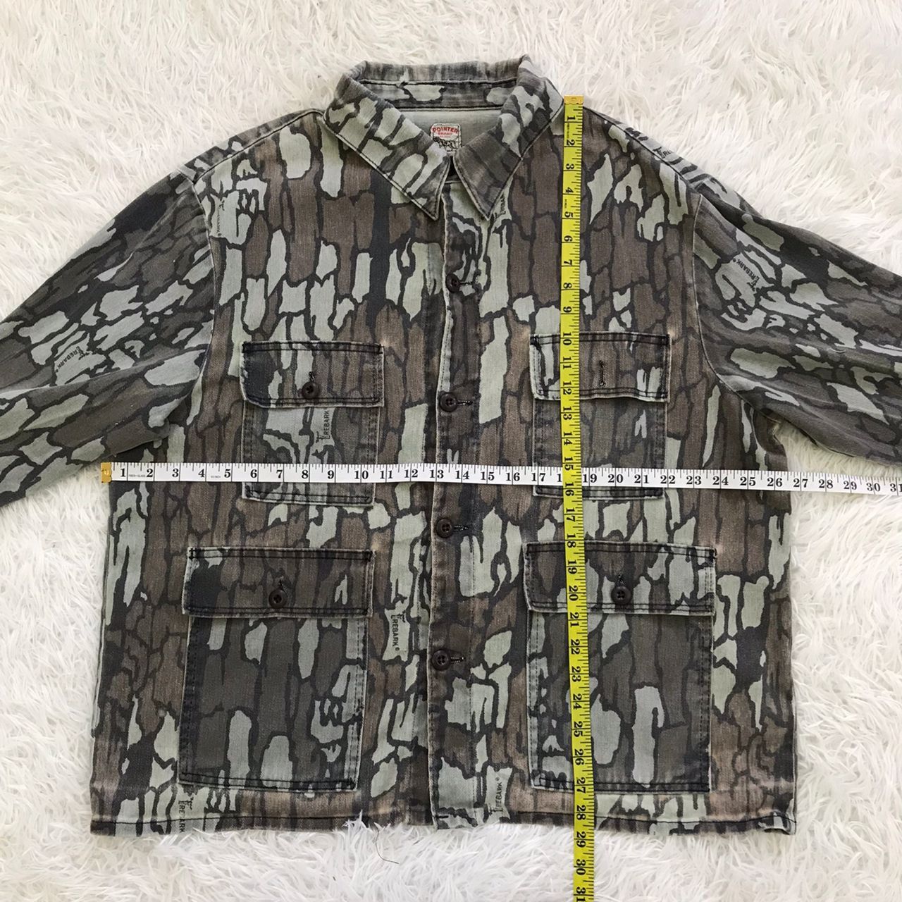Pointer Vtg Pointer Brand Trebark Camo Chore Jacket Made in Usa Size US XL / EU 56 / 4 - 9 Thumbnail
