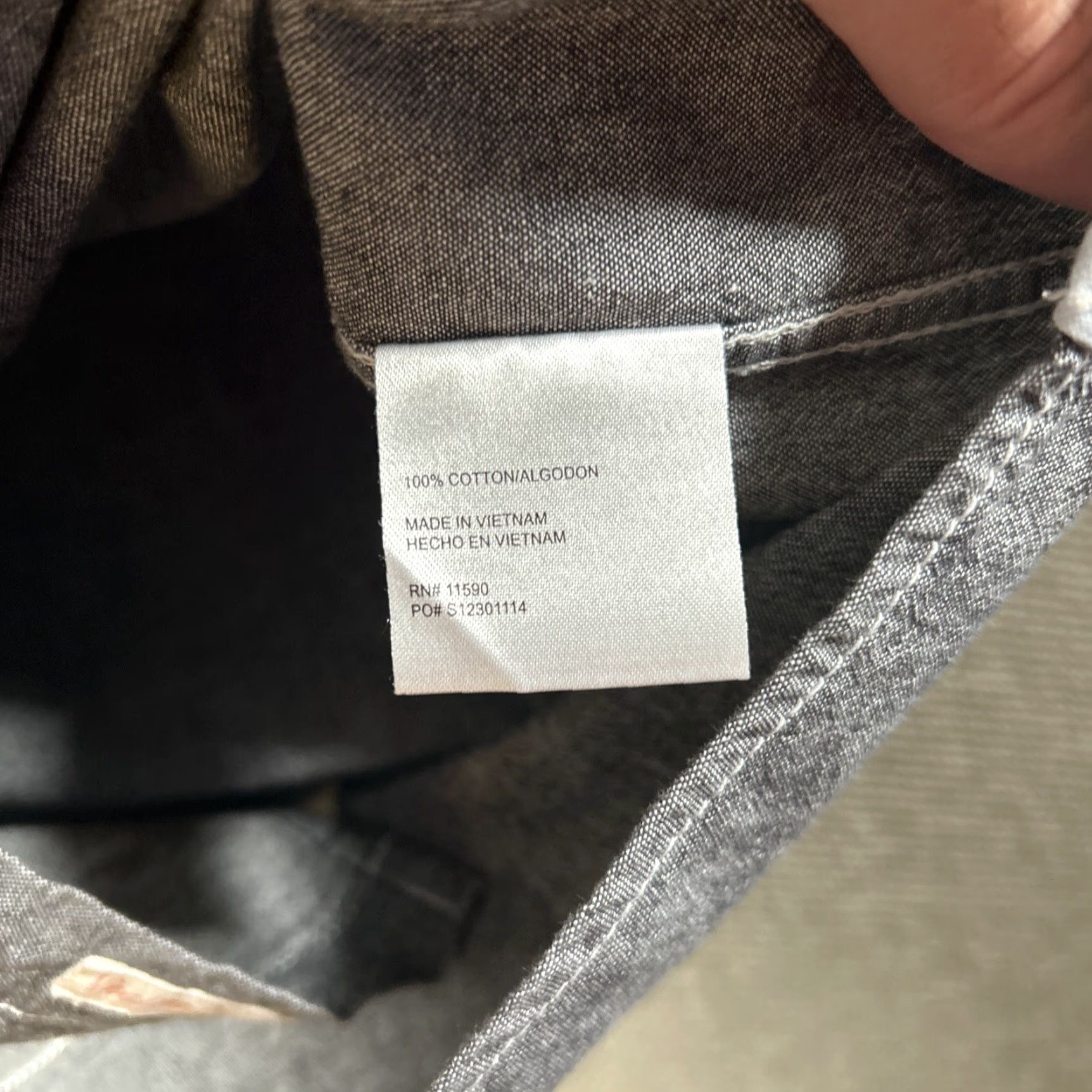 Weatherproof Weatherproof Mens Short Sleeve Button-Up Shirt Gray Size L Pockets Vintage Size US L / EU 52-54 / 3 - 6 Thumbnail