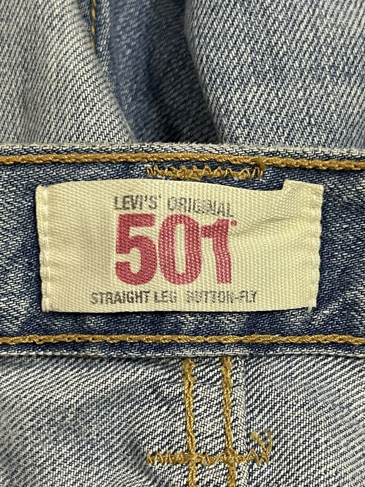 Levi's Vintage 90s Levis 501 Blue Wash Style Distressed Baggy Jeans Size US 29 - 10 Thumbnail
