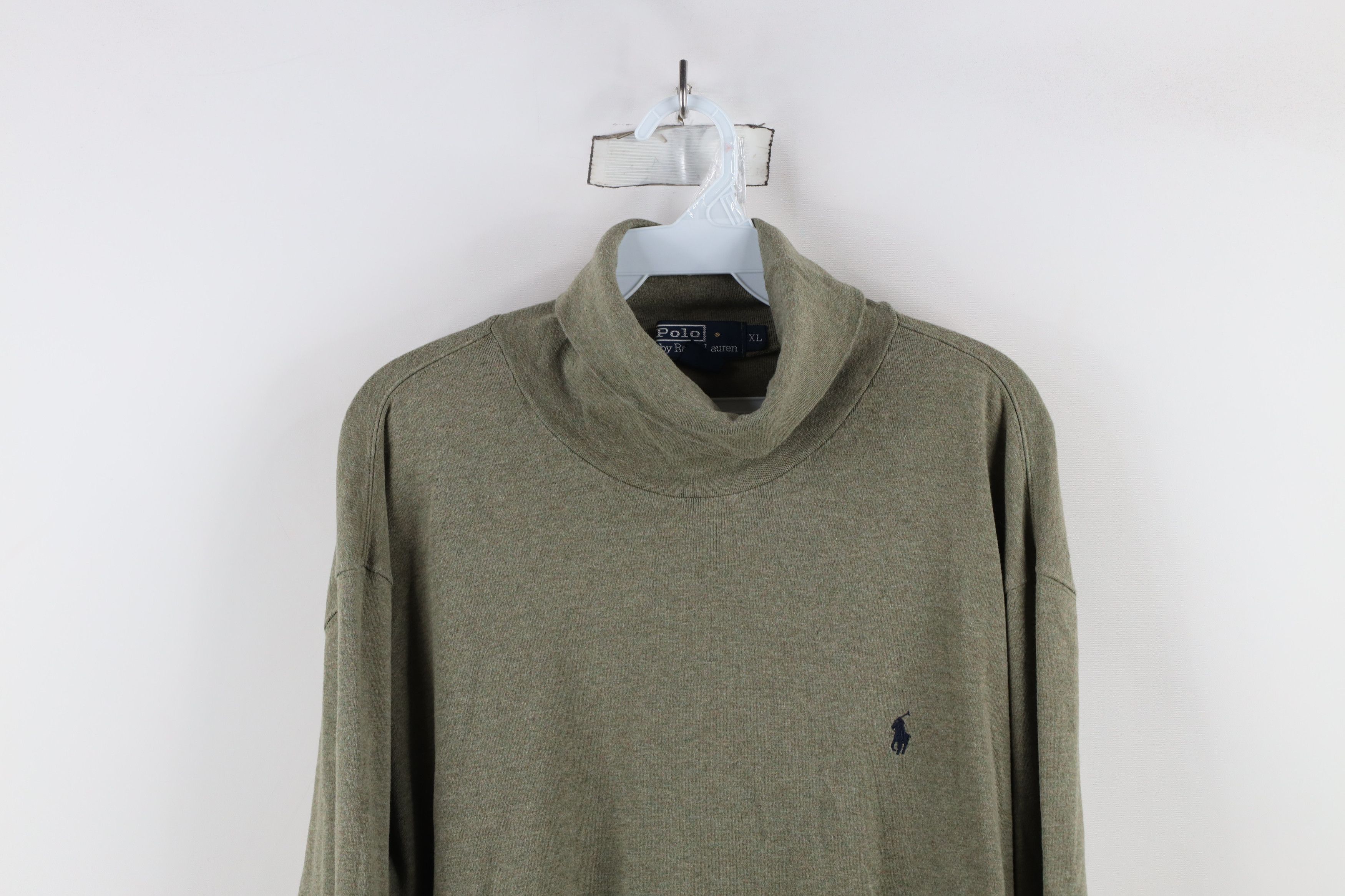 Ralph Lauren × Vintage Vintage 90s Ralph Lauren Long Sleeve Turtleneck T-Shirt USA Size US XL / EU 56 / 4 - 2 Thumbnail