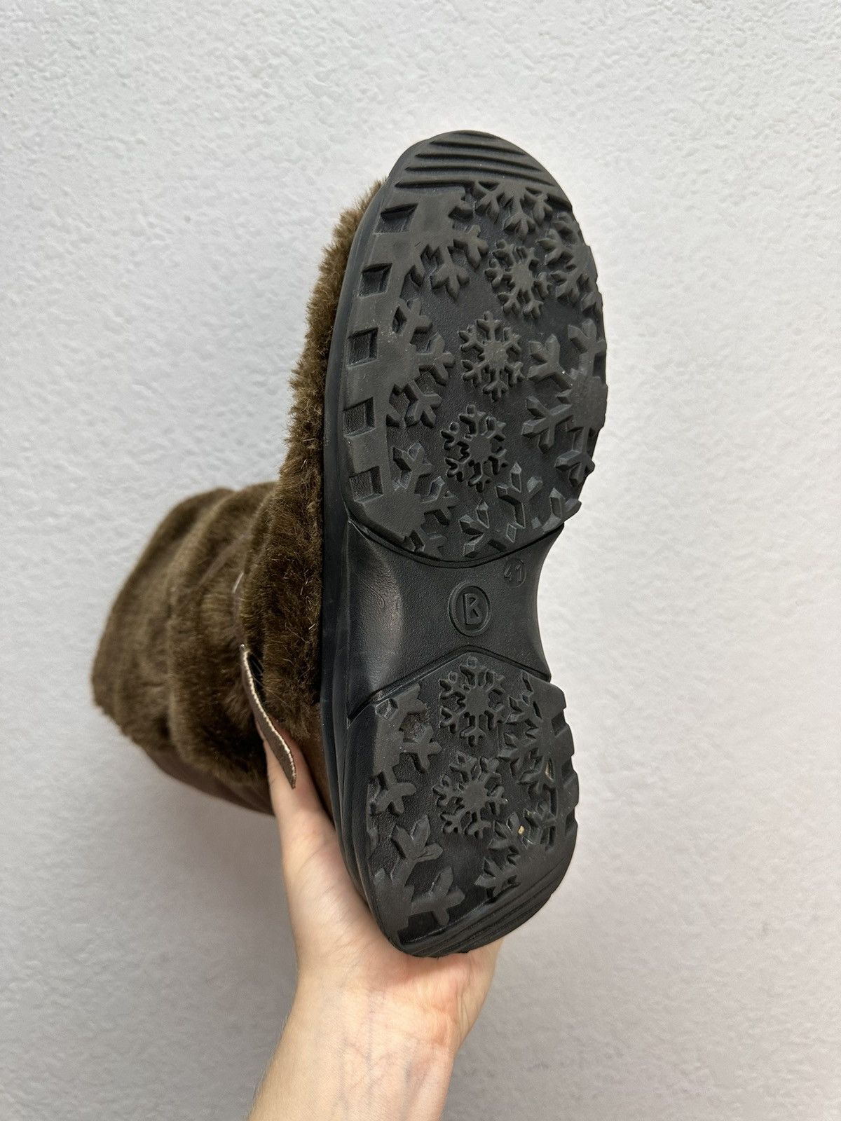 If Six Was Nine Fur Boots Bogner LGB Brown leather vintage Mohair Japan Hype Size US 8 / EU 41 - 12 Thumbnail