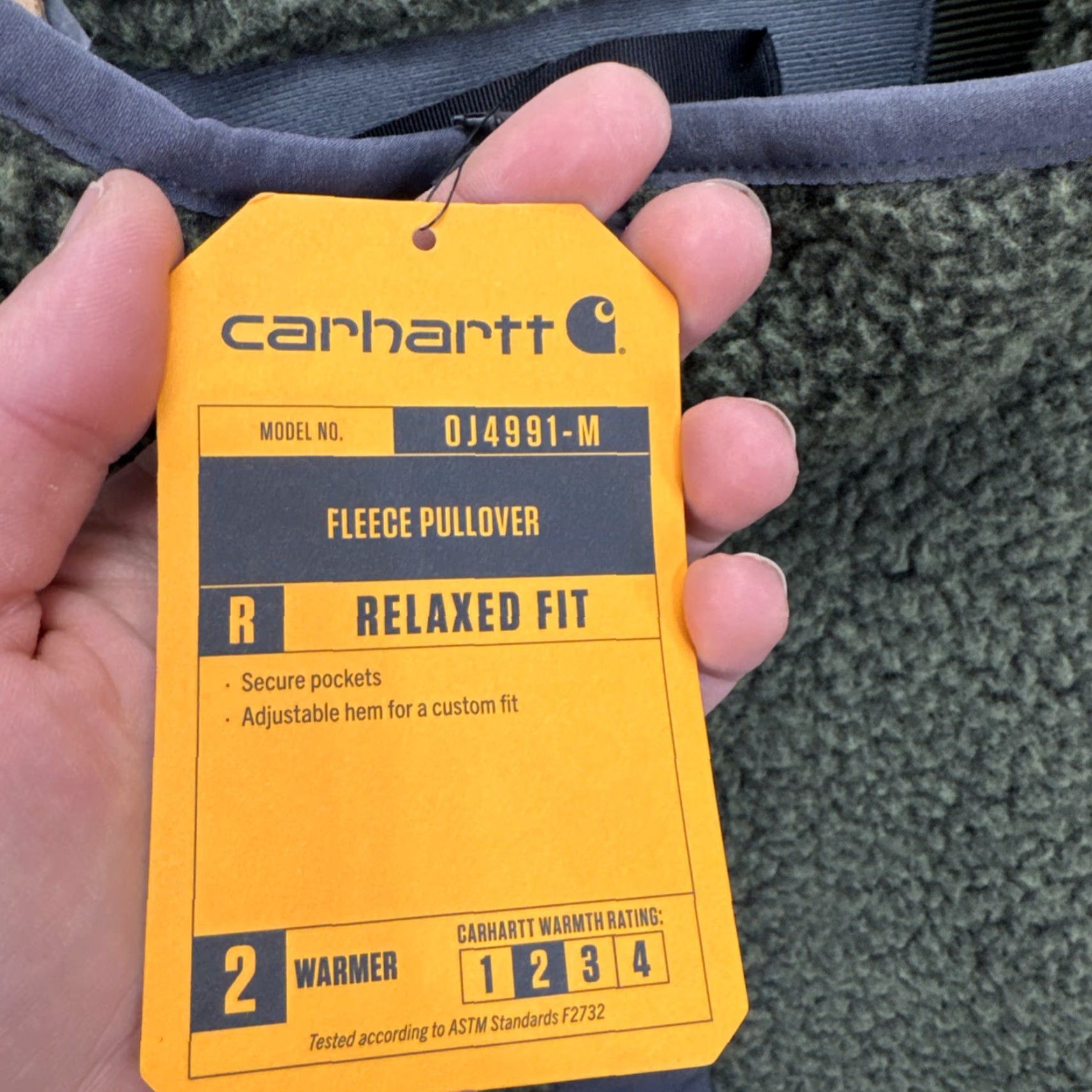 Carhartt Carhartt Sweatshirt Men 2XL Green Fleece Relaxed Pullover Sweater Model 0J4991 New Mens Size US XXL / EU 58 / 5 - 3 Thumbnail