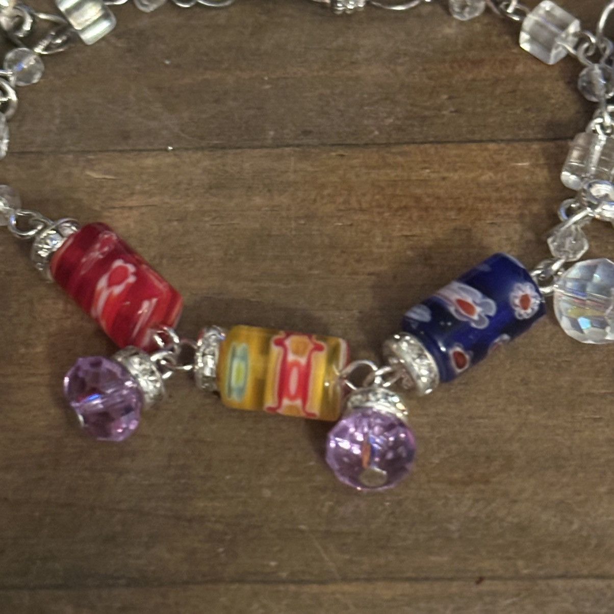 Other Lampwork bead charm toggle bracelet Size ONE SIZE - 5 Thumbnail