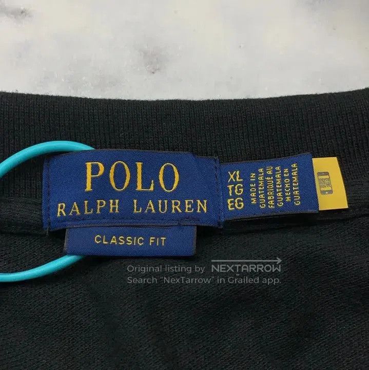 Polo Ralph Lauren Polo Ralph Lauren Men's Solid Logo Embroidered Polo Shirt. Size US XL / EU 56 / 4 - 2 Thumbnail