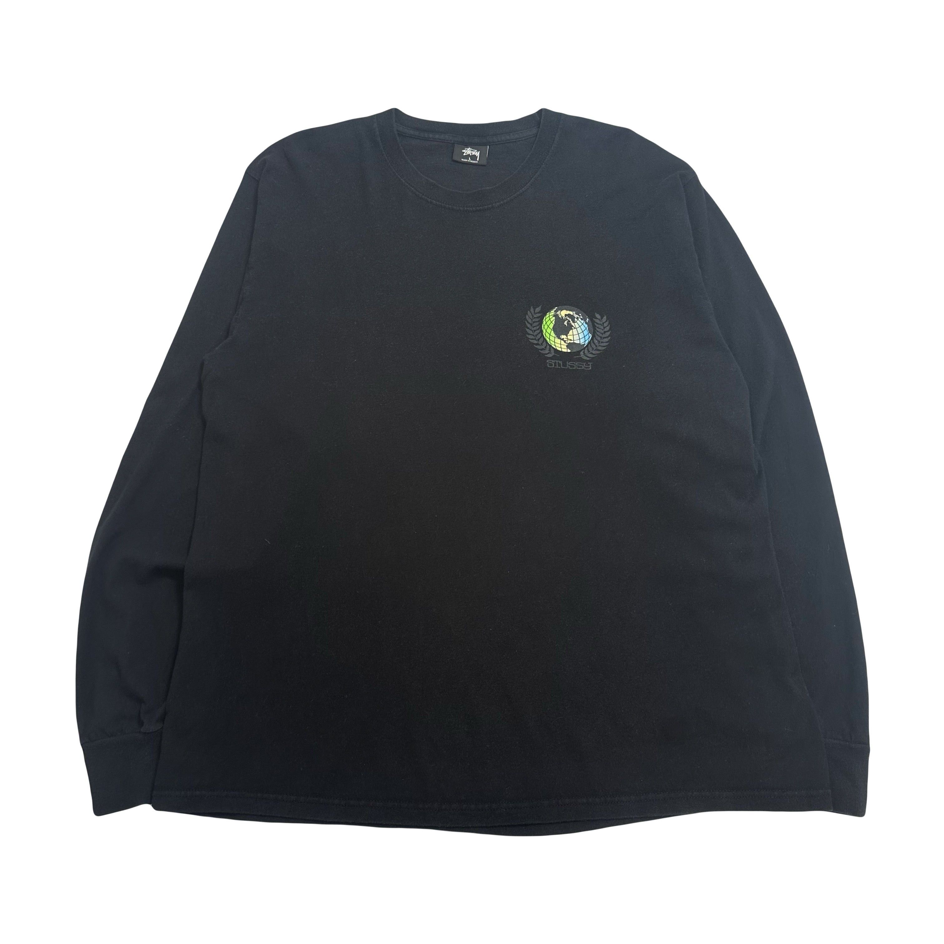 Stussy Stussy Globe Graphic Longsleeve Shirt L Size US L / EU 52-54 / 3 - 1 Thumbnail