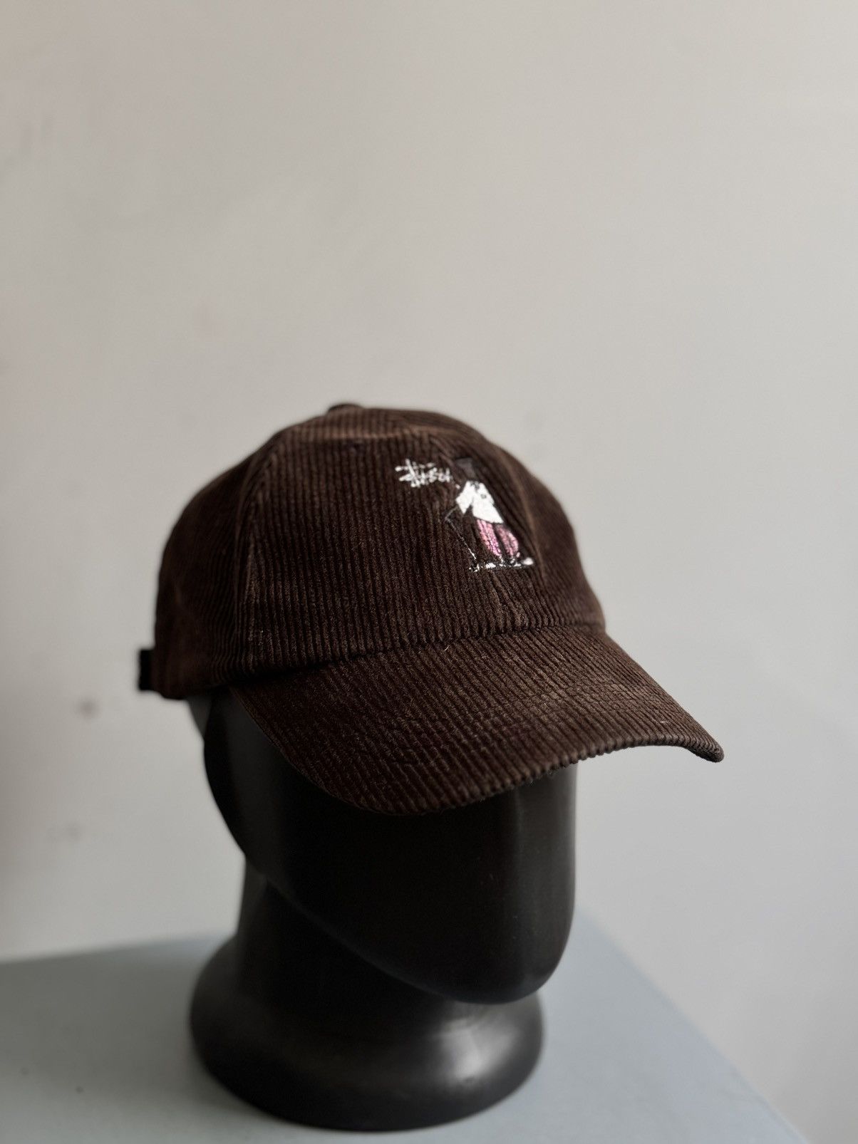 Stussy USA Stussy Velvet Hat gap vintage streetwear Stussy big logo Size ONE SIZE - 2 Thumbnail