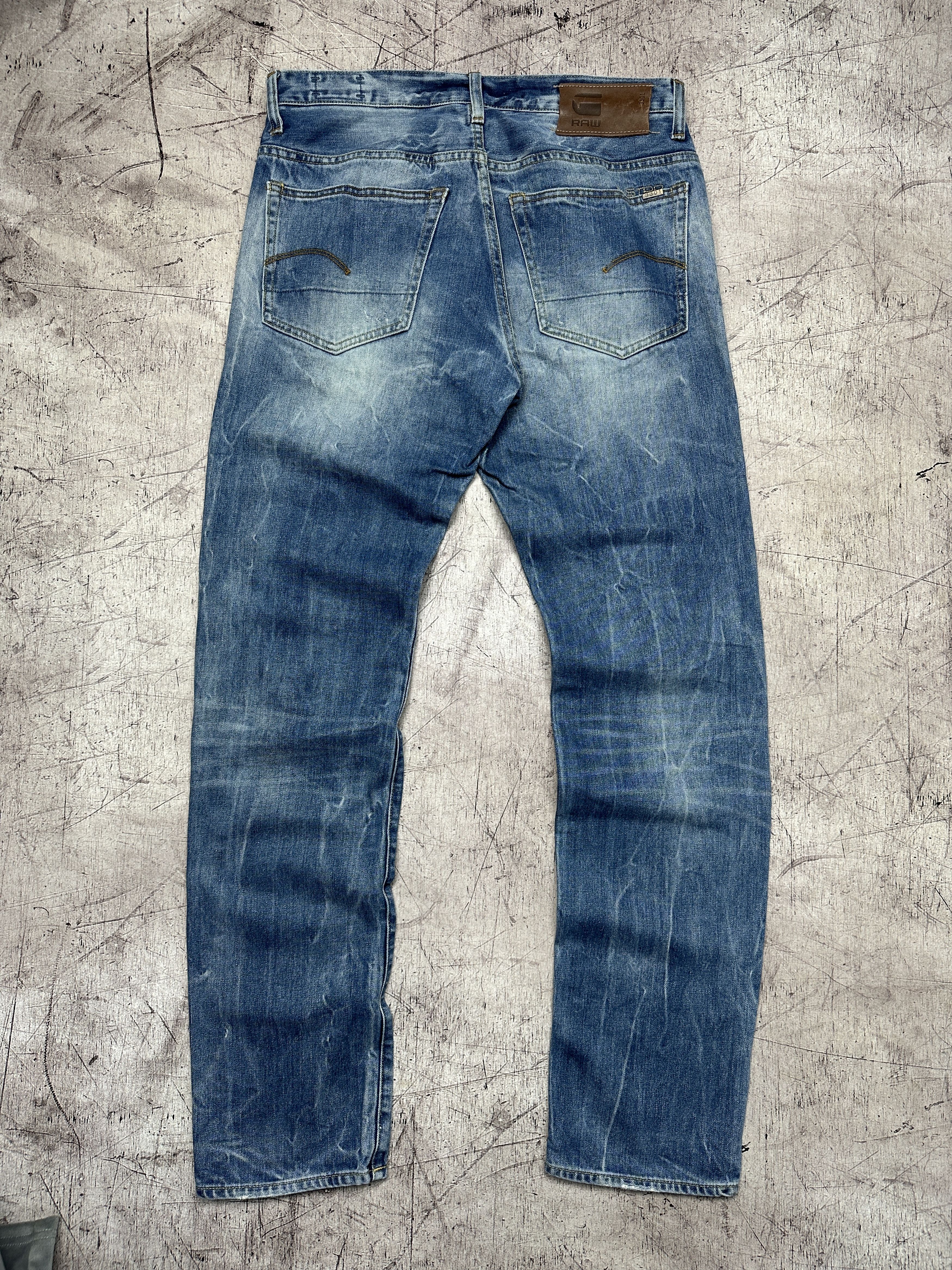 G-Star G Star Raw 3301 Straight Mens Denim Pants Jeans Size US 33 - 1 Thumbnail