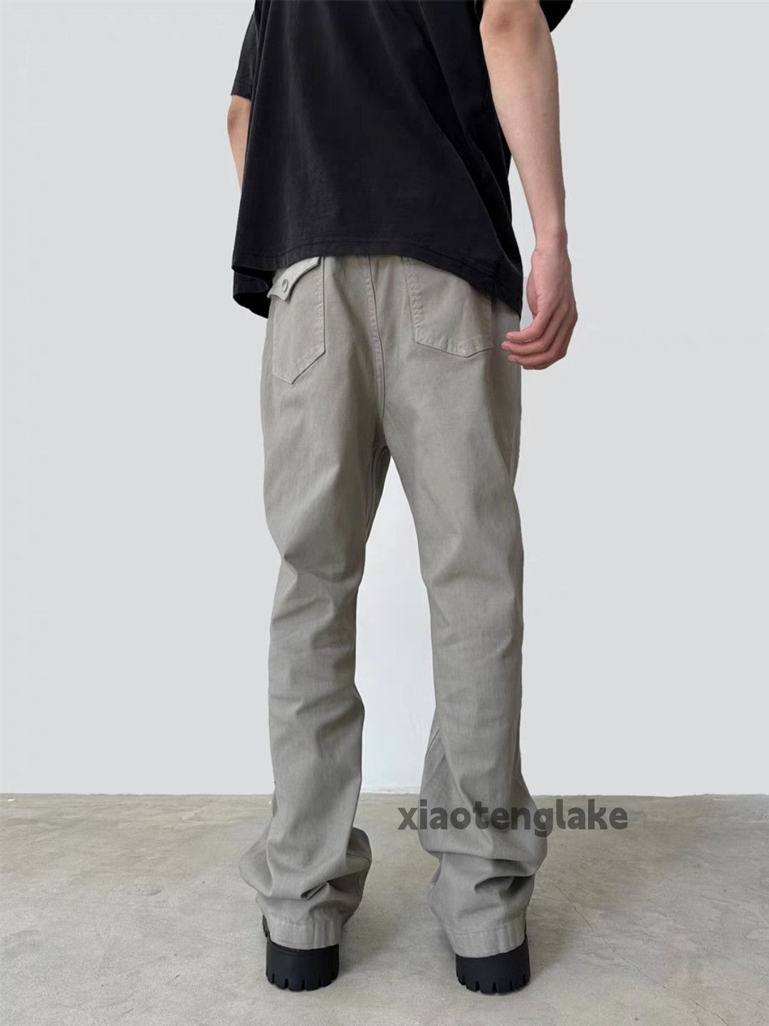 Jean × Vintage washed faded cleanfit yuppie bootcut stain jeans Size US 28 / EU 44 - 2 Thumbnail