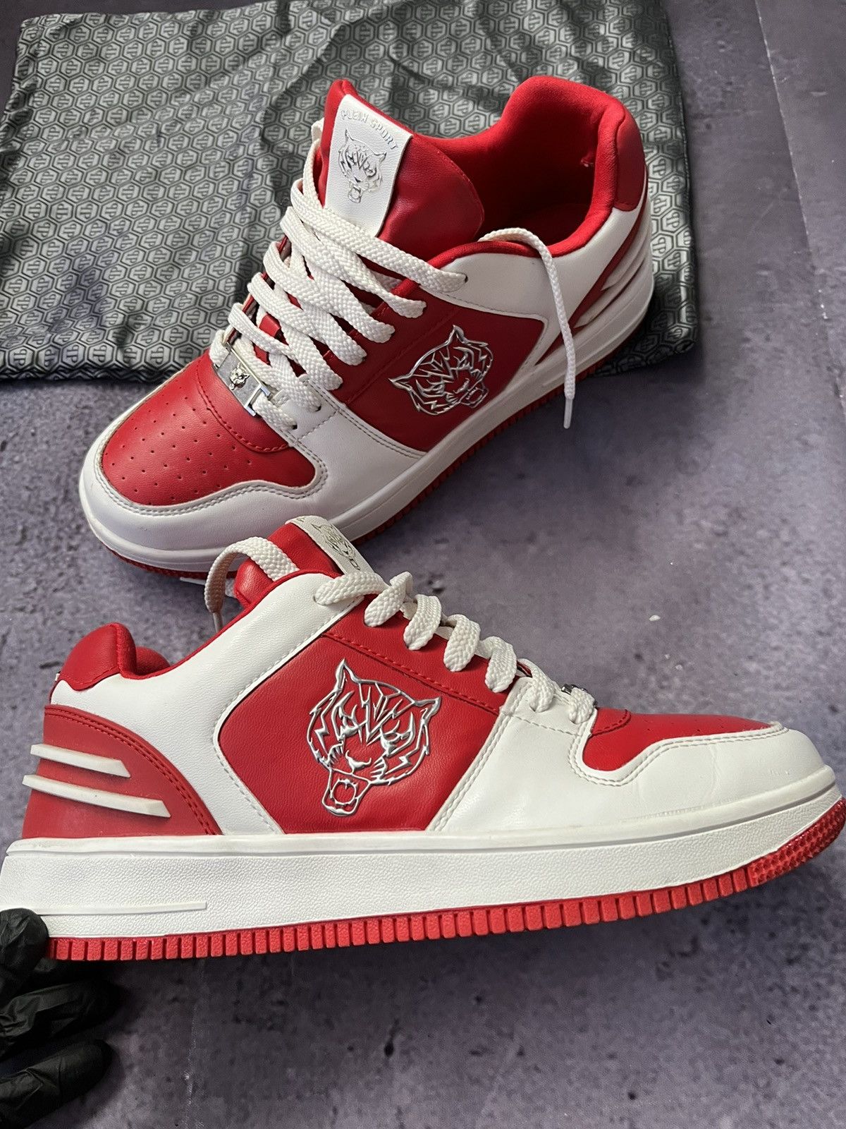 Philipp Plein Plein Sport Tiger Sneakers Size US 8 / EU 41 - 2 Thumbnail
