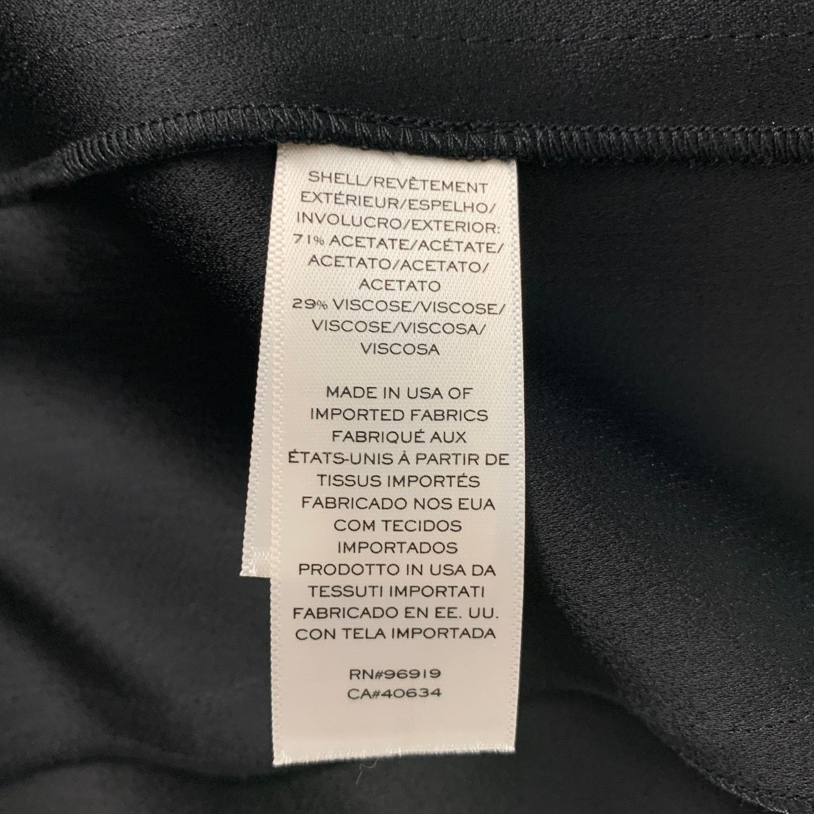 Marc Jacobs Size 6 Black Acetate / Viscose A-Line Dress Size M / US 6-8 / IT 42-44 - 5 Thumbnail