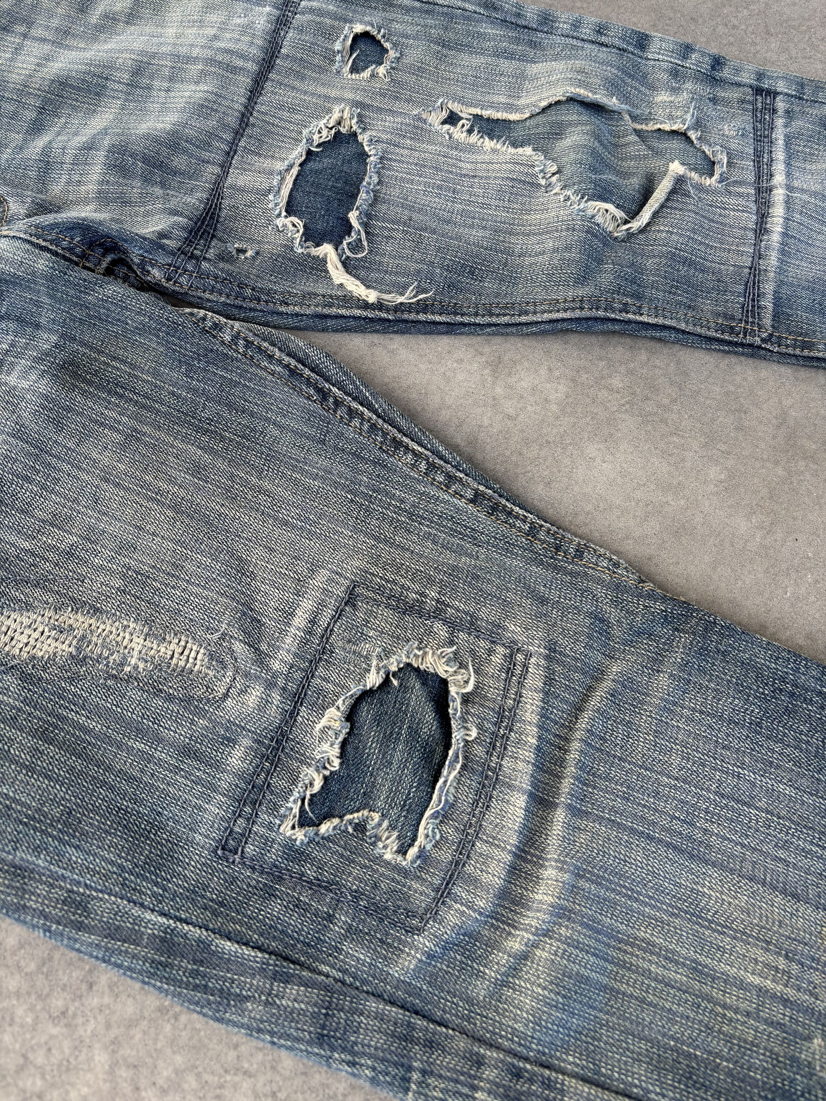 In The Attic × Vintage In The Attic Studded denim Size US 30 / EU 46 - 6 Thumbnail