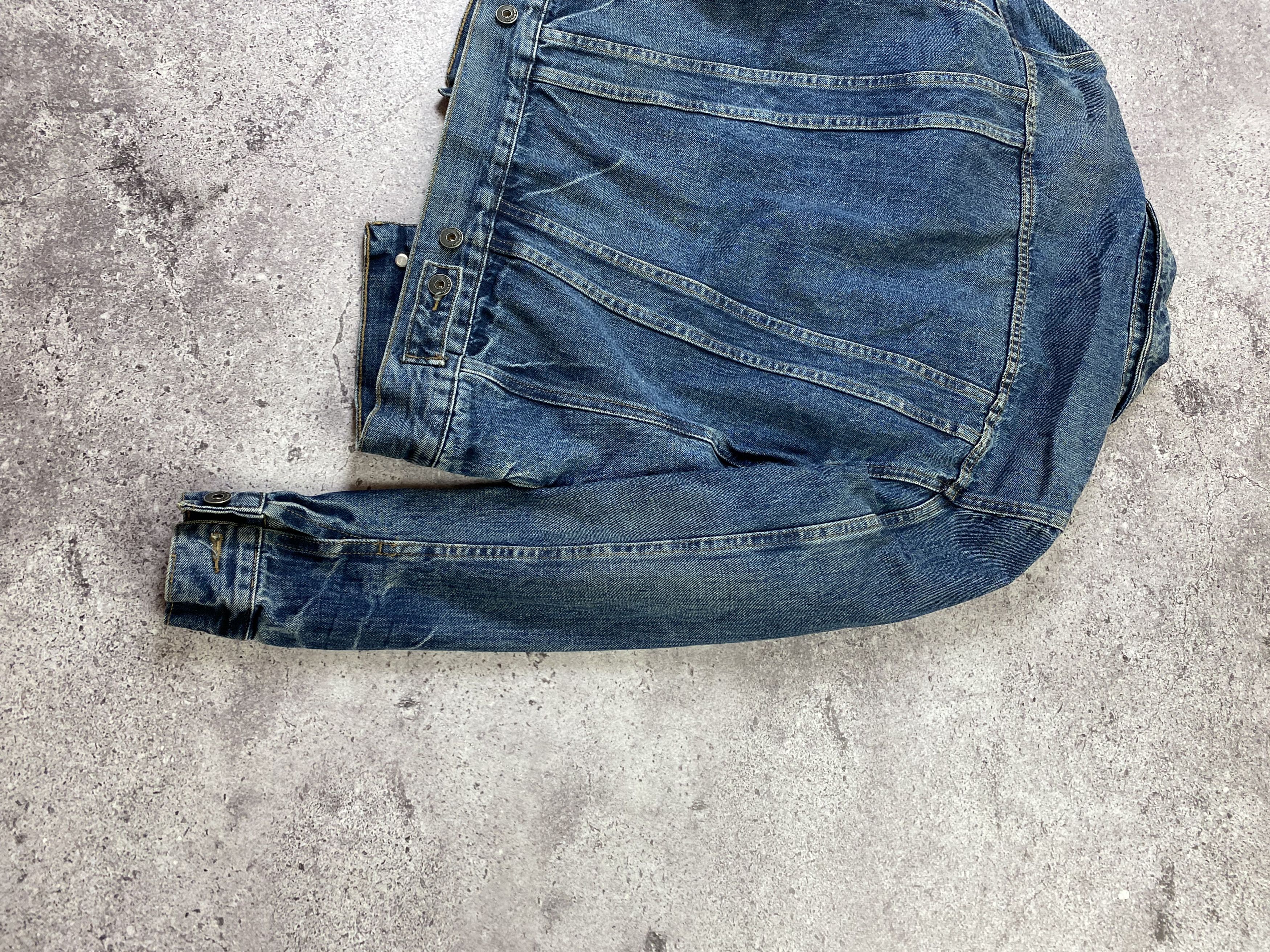 The Kooples The Kooples Denim Jacket With Leather Patch Faded Size US XS / EU 42 / 0 - 10 Thumbnail