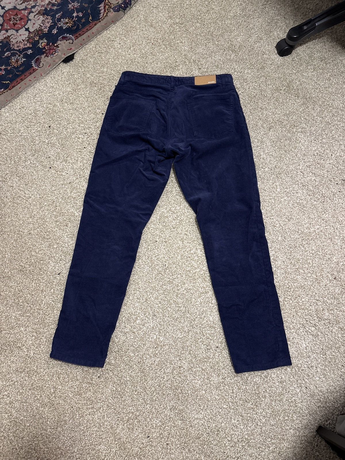 Bonobos × Vintage Navy Blue Corduroy Bonobos Pants 30/30 Size US 30 / EU 46 - 2 Thumbnail
