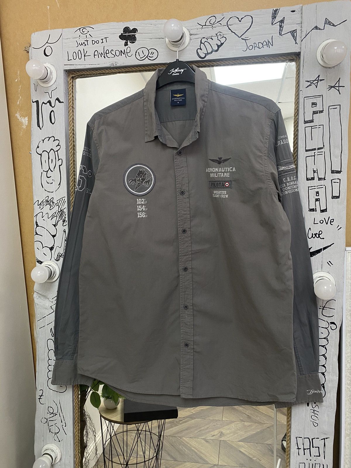 Aeronautica Militare × Vintage Vintage aeronautica militare logo patch button up shirt Size US XXL / EU 58 / 5 - 3 Thumbnail