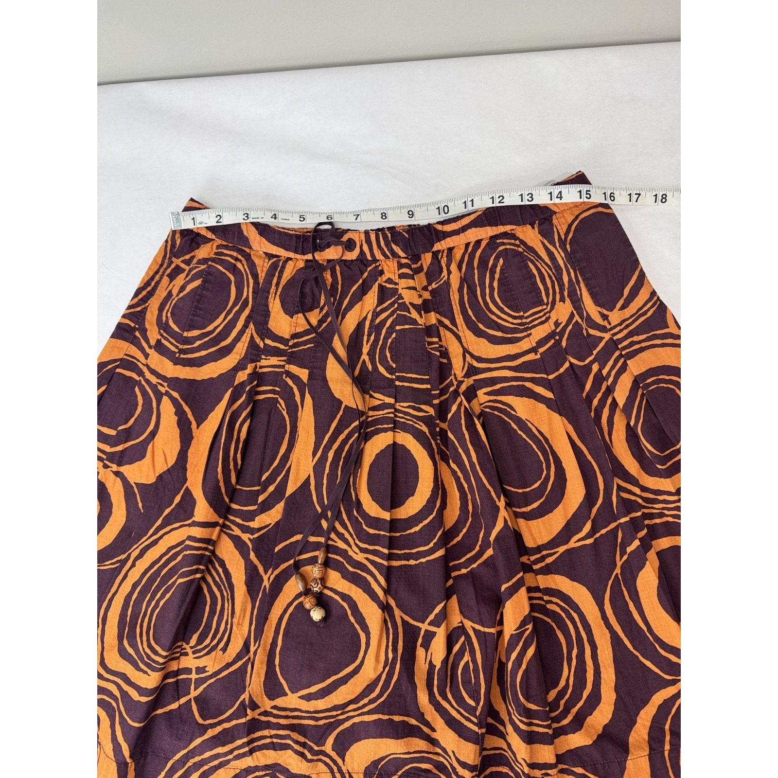 Old Navy Y2K Boho Skirt Beaded Drawstring Twee 2006 Vintage Size 4 Size 27" / US 4 / IT 40 - 3 Thumbnail