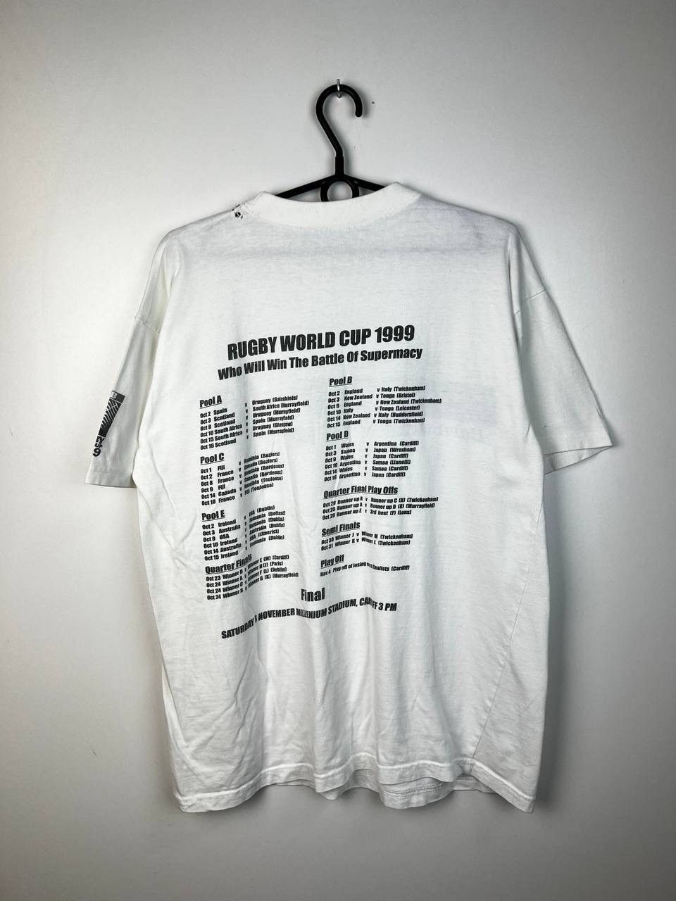 Vintage Rugby World Cup 1999 vintage t-shirts size L Size US L / EU 52-54 / 3 - 2 Thumbnail