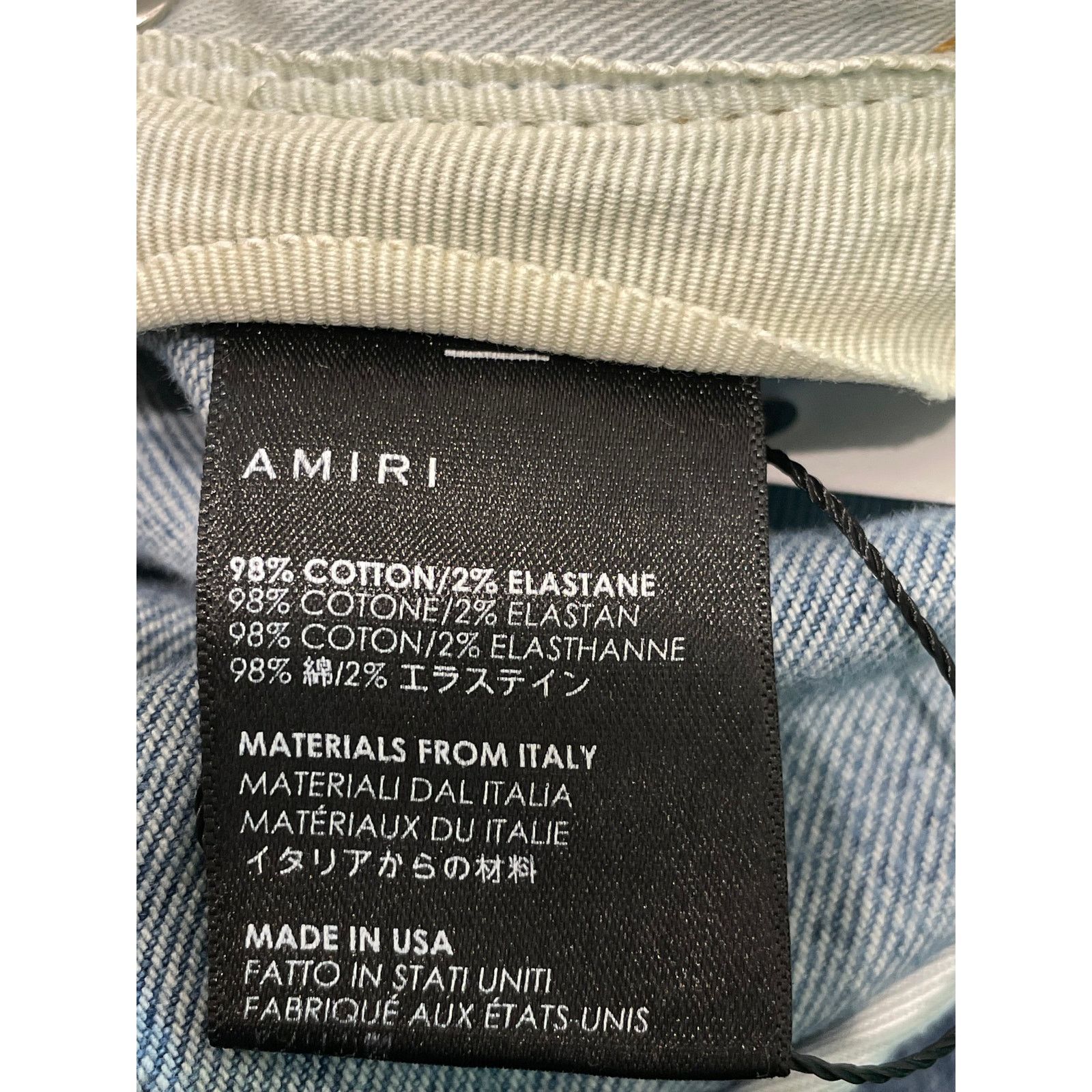 Amiri Amiri Thrasher Light Wash Blue Jeans Size US 36 / EU 52 - 8 Thumbnail