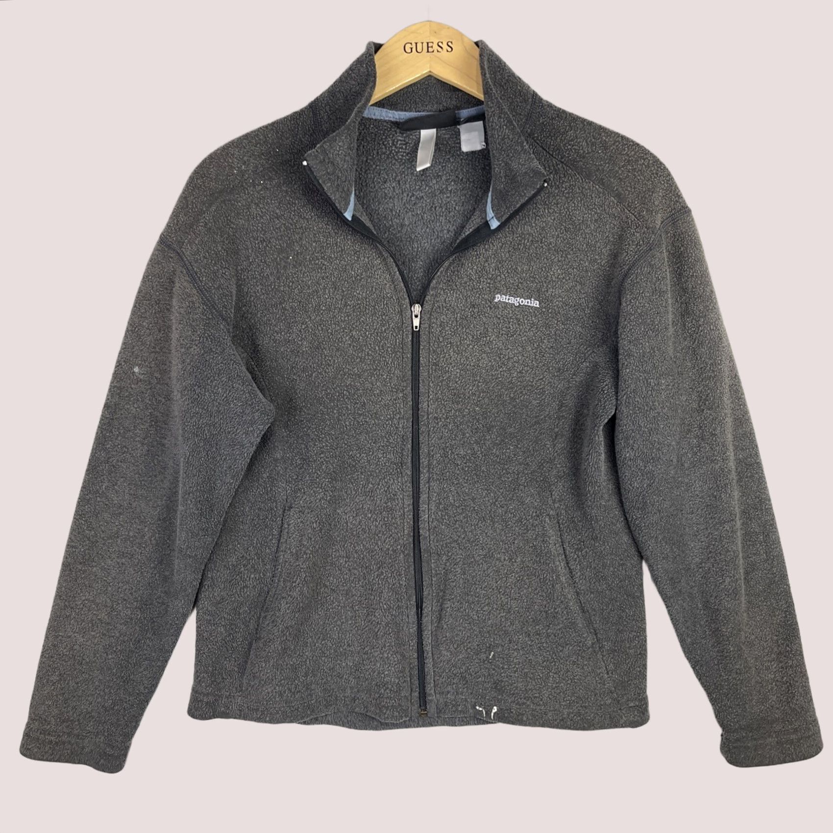 Patagonia Patagonia Jacket Womens Medium Gray Synchilla Zip Up Fleece Made In USA Vintage Size M / US 6-8 / IT 42-44 - 1 Thumbnail