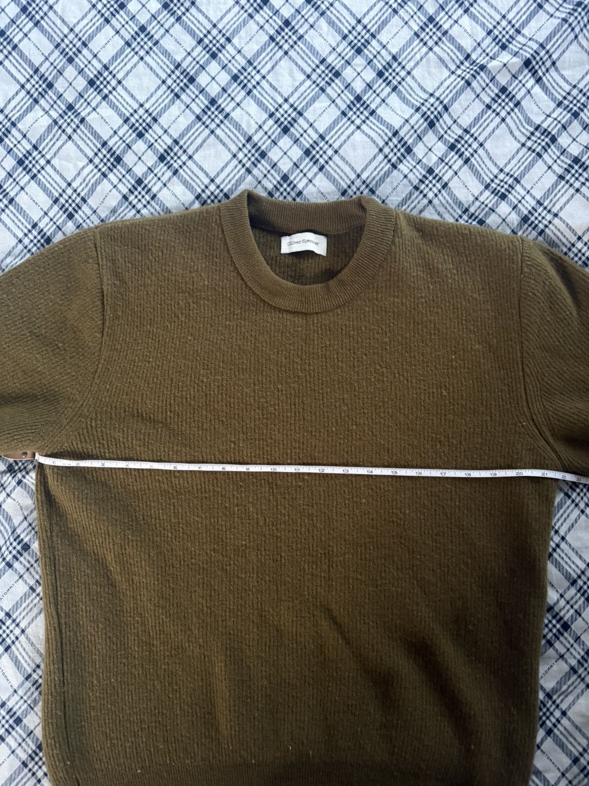 Oliver Spencer Oliver Spencer Blenheim Jumper - Hartwell Olive Green Size US M / EU 48-50 / 2 - 4 Thumbnail