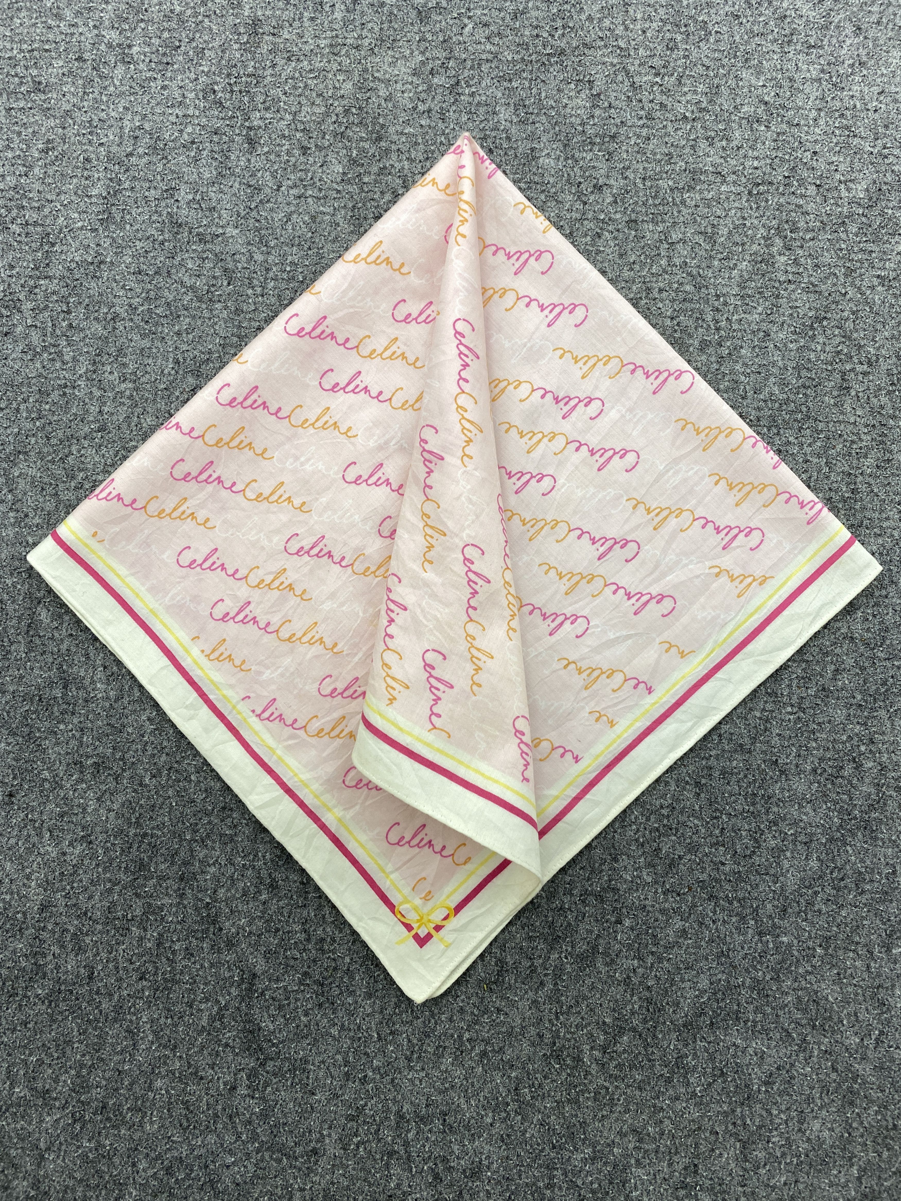 Celine Vintage Celine Handkerchief / Neckerchief / Bandana HKC0915 Size ONE SIZE - 3 Thumbnail