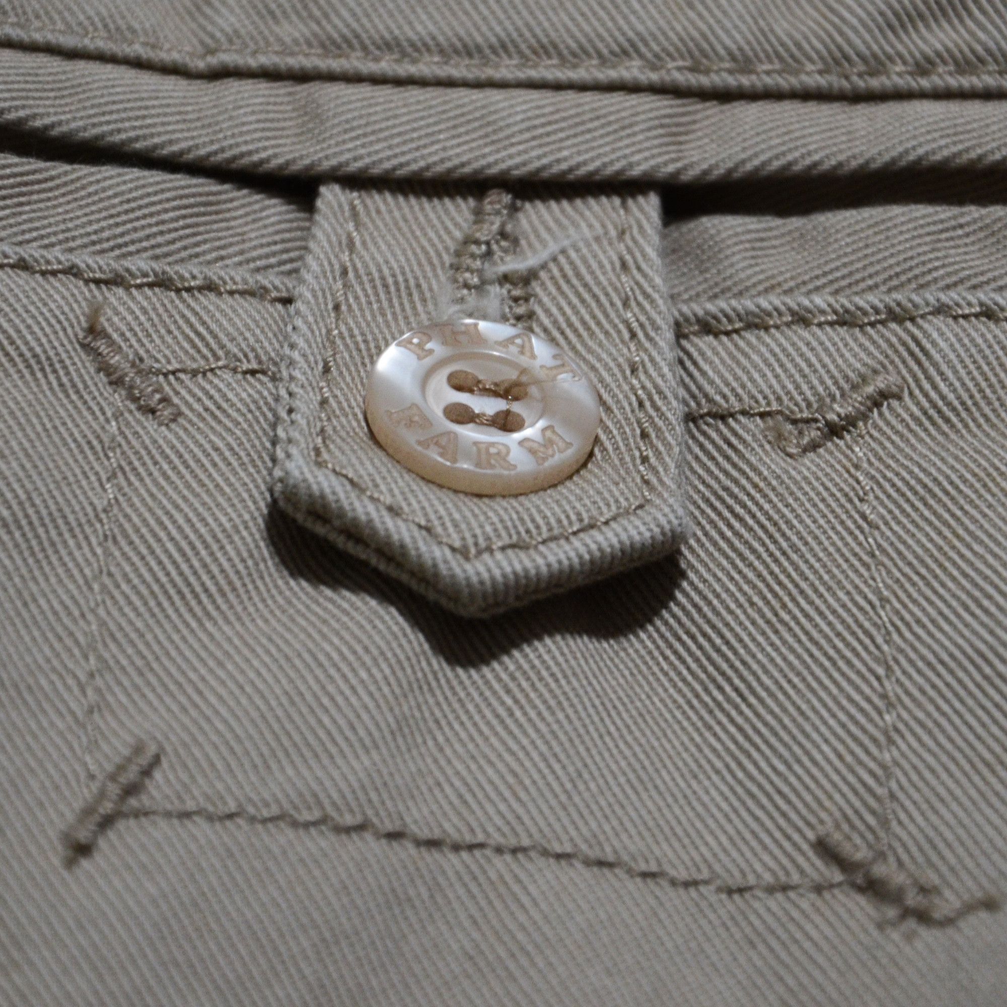 Phat Farm Phat Farm W36 Beige Cargo Shorts 90s Hip Hop Streetwear Size US 36 / EU 52 - 9 Thumbnail