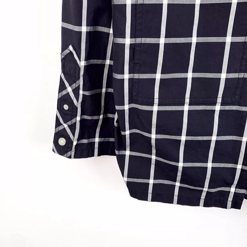 Hermes Hermes Checkered Long Sleeve Zip Jacket-2506 Size S / US 4 / IT 40 - 4 Thumbnail