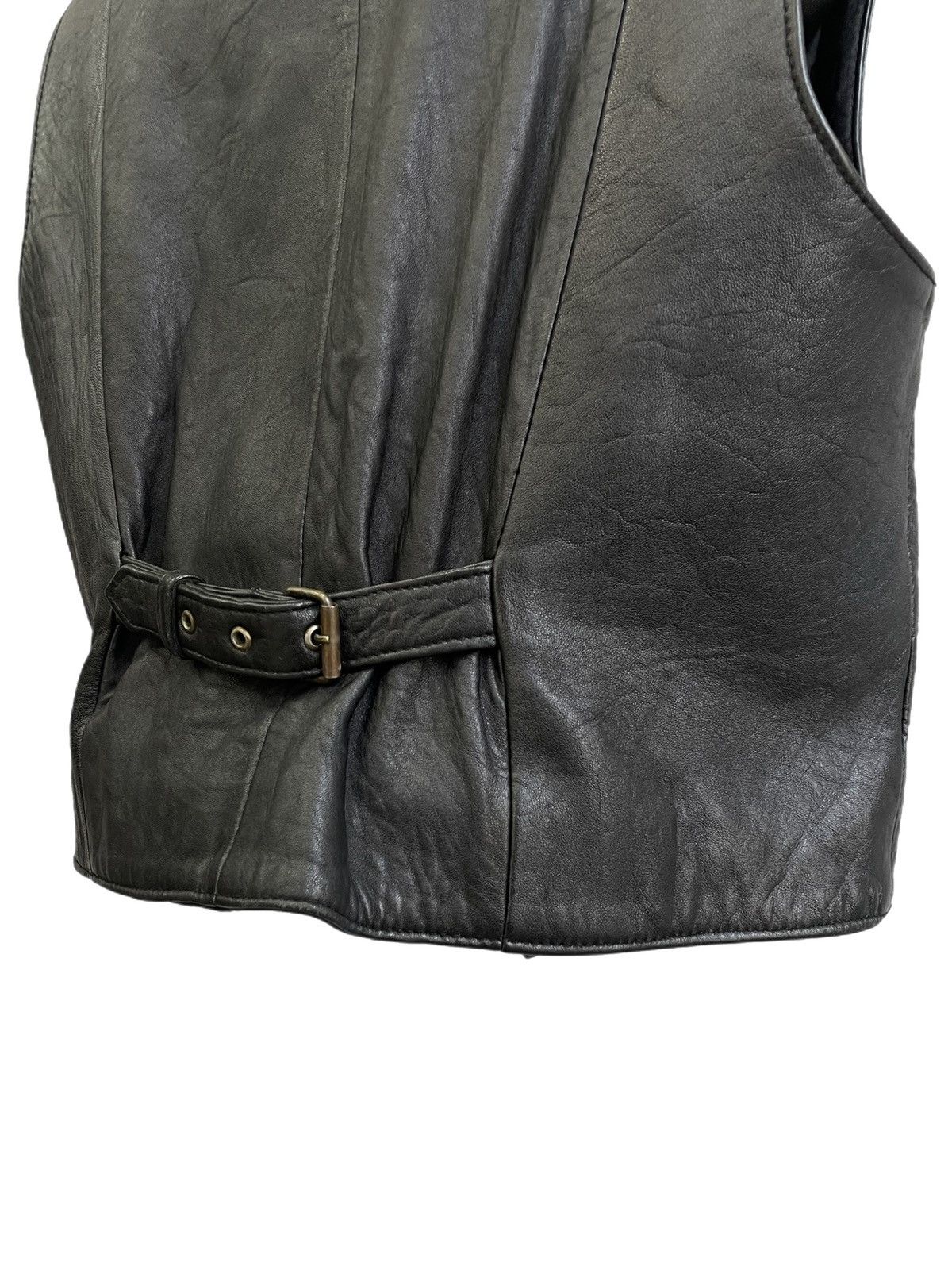 Harley Davidson Vintage leather vest biker gothic y2k style harley davidson Size US L / EU 52-54 / 3 - 9 Thumbnail