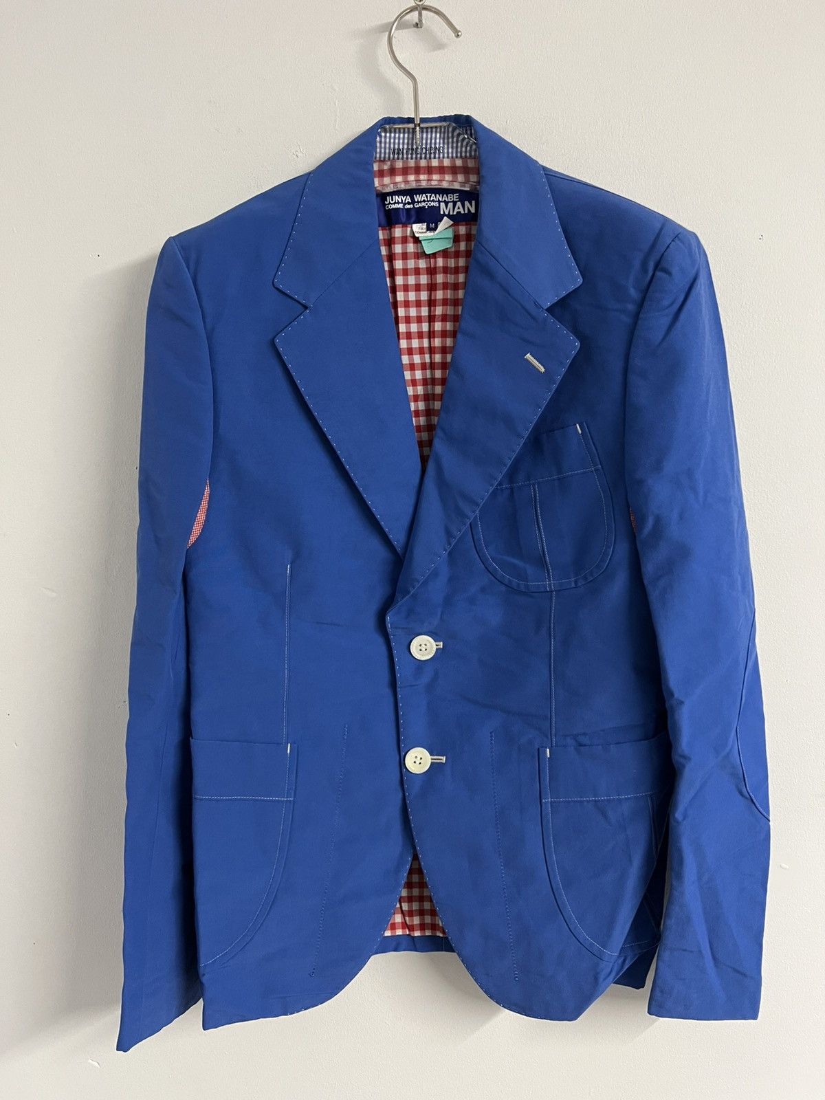 Comme des Garcons × Junya Watanabe Electric Blue Blazer Junya Watanabe MAN Size 34R - 1 Thumbnail