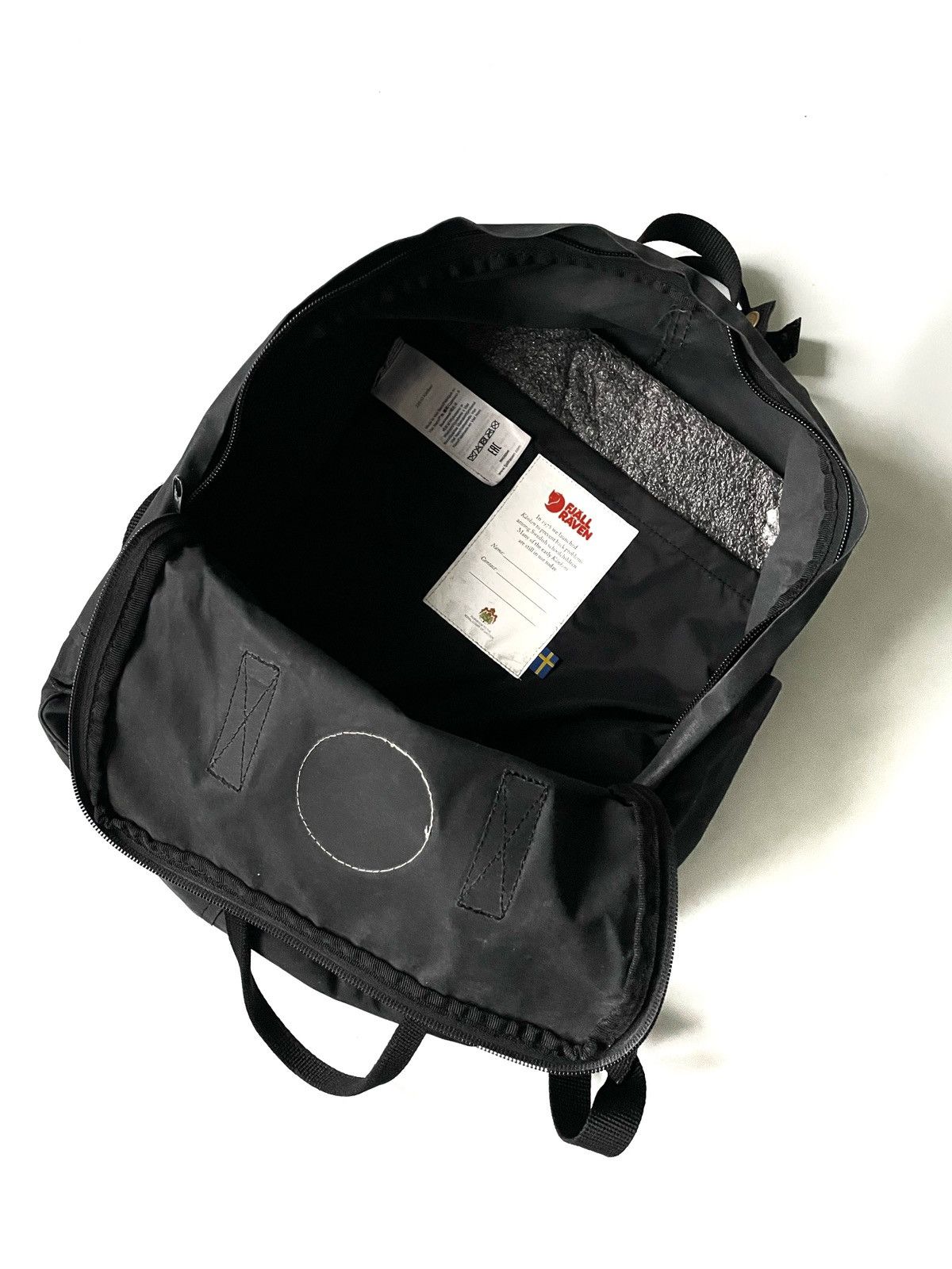 Fjallraven Backpack Fjallraven Kanken 23510 Black Color Unisex Model Size ONE SIZE - 7 Thumbnail