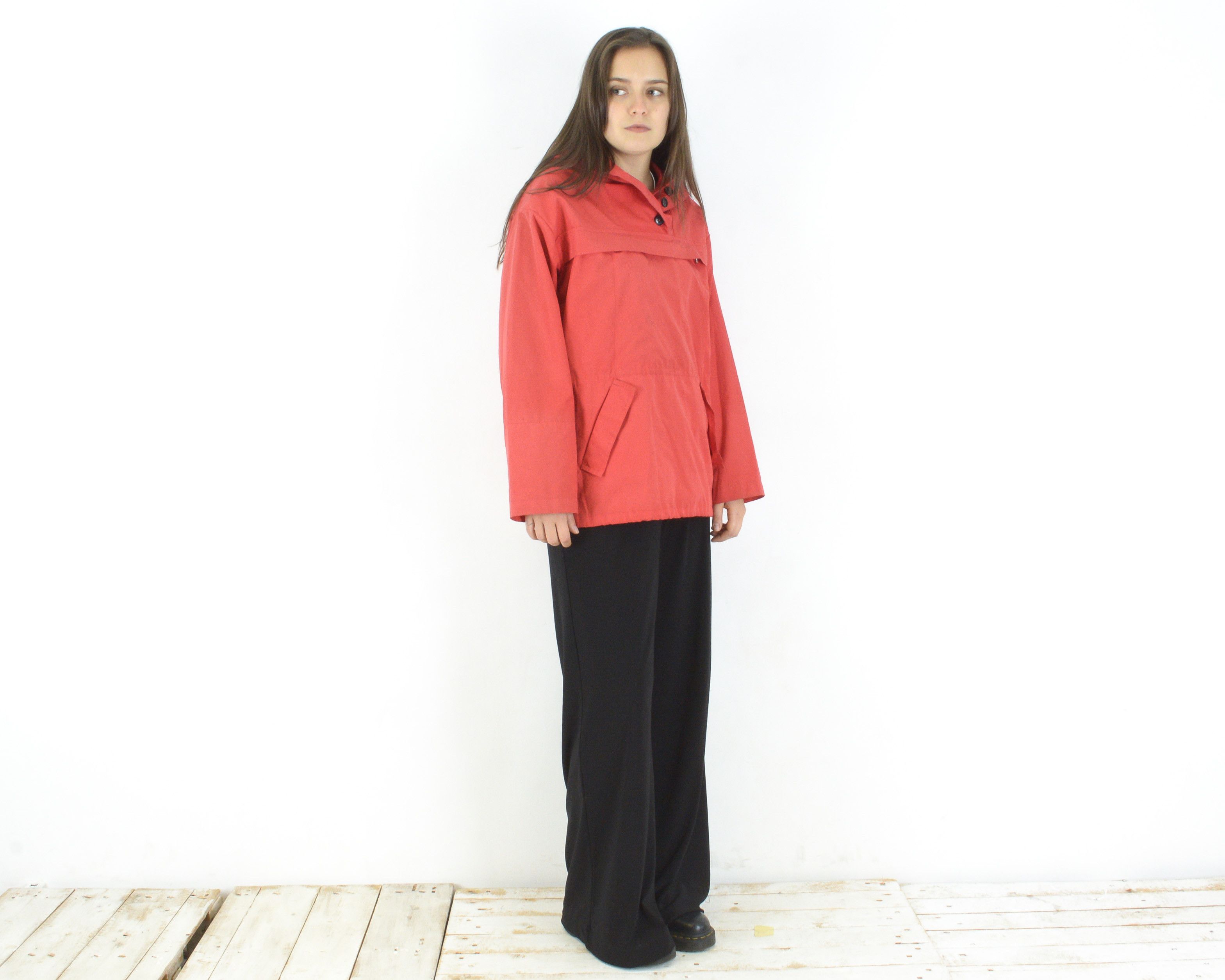 Other × Vintage M Windbreaker Fleece Pullover Parka Jacket Outwear Coat Rain Size M / US 6-8 / IT 42-44 - 2 Thumbnail