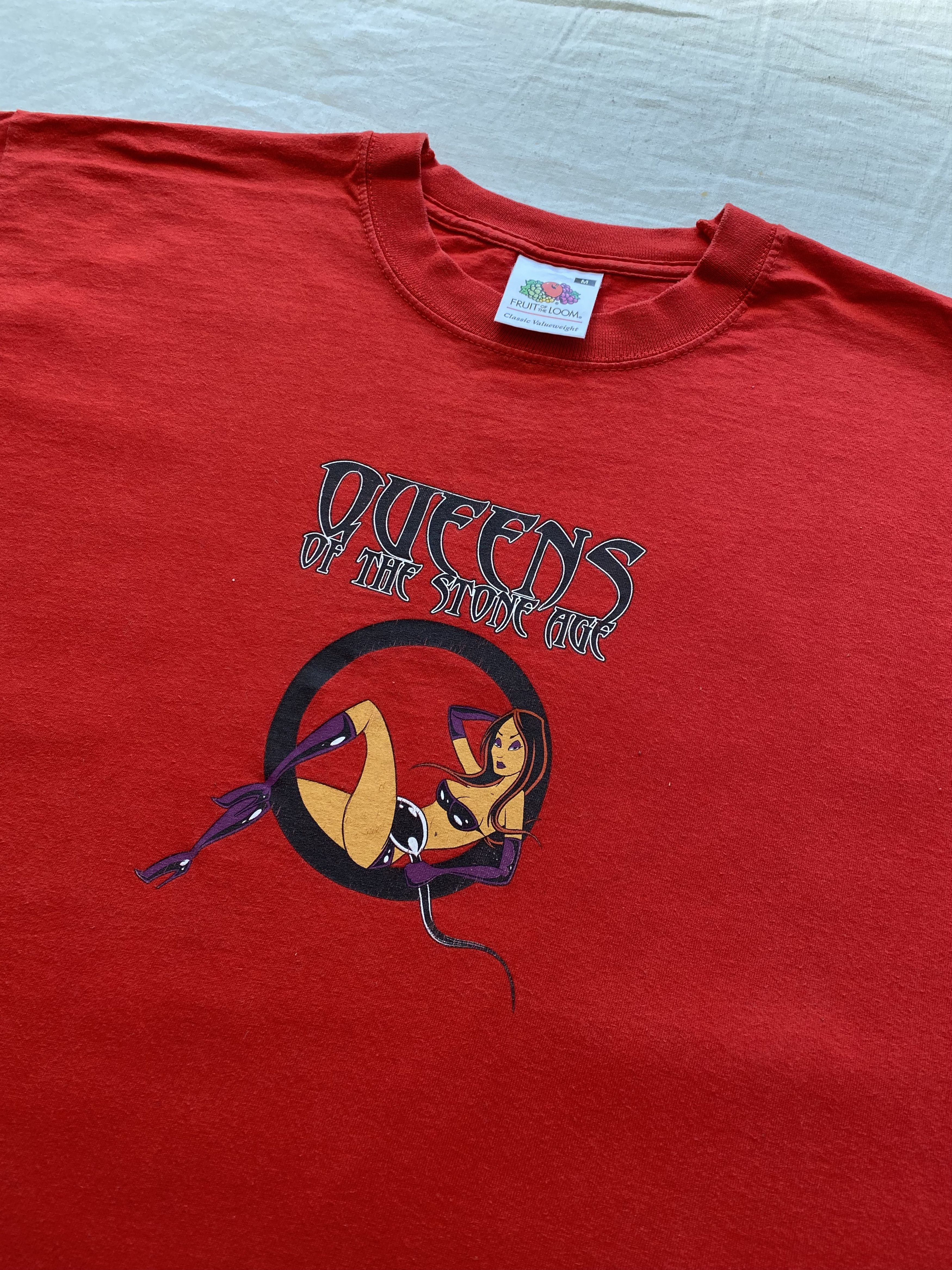 Band Tees × Vintage Queens Of The Stone Age Vintage 2000s Tee Size US M / EU 48-50 / 2 - 20 Thumbnail