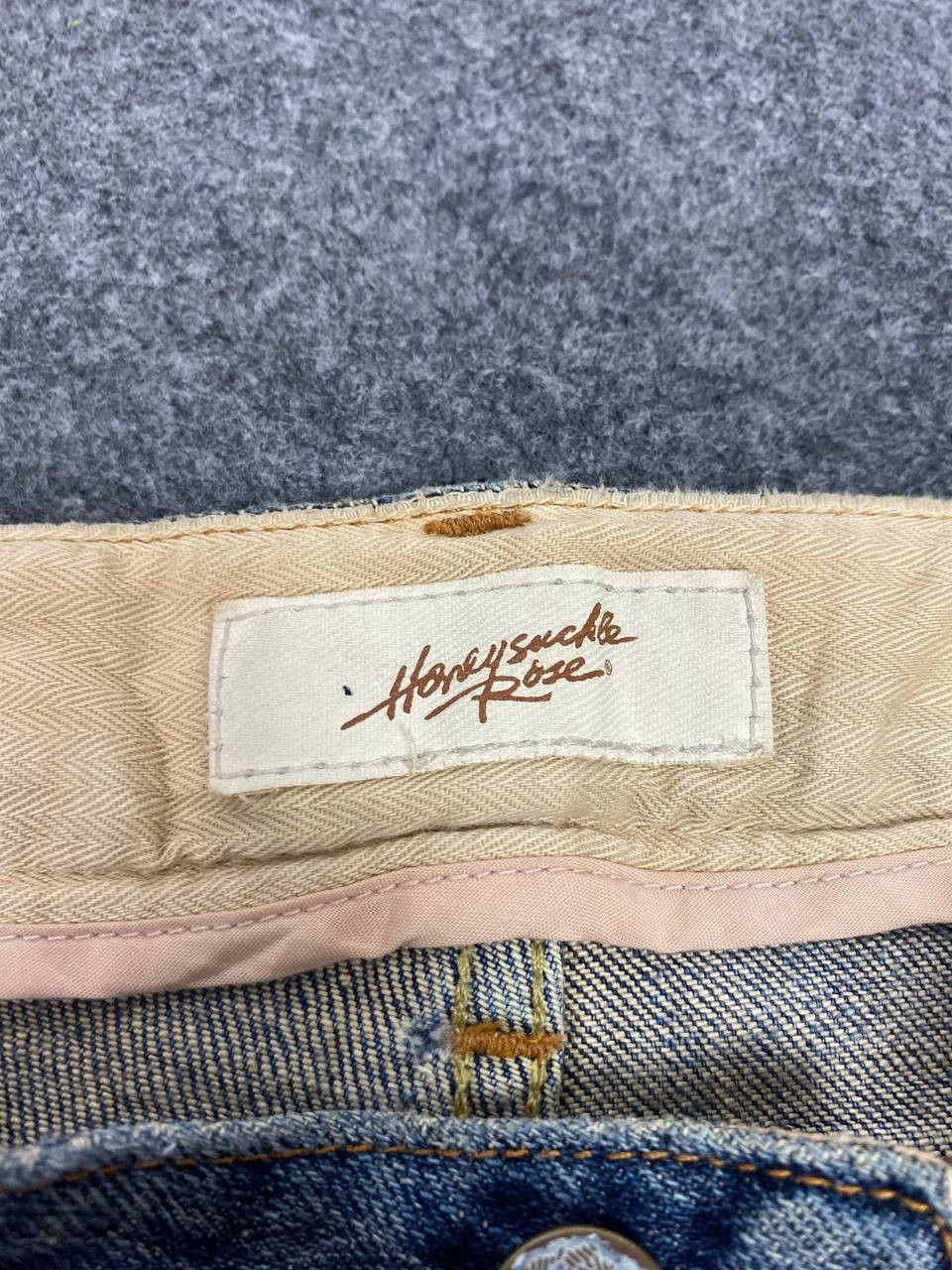 Japanese Brand honeysuckle rose japanese brands bootcut flare denim Size 35" - 10 Thumbnail