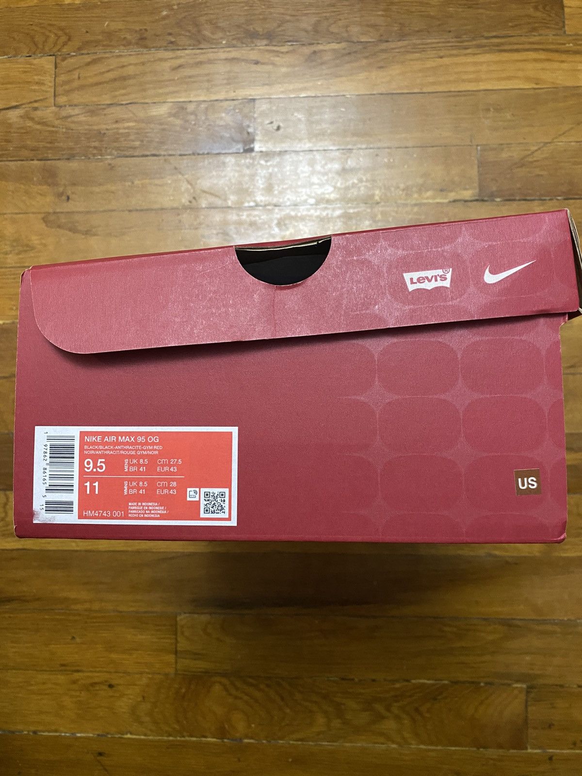 Levi's × Nike Size 9.5 - Nike Air Max 95 OG Levis Black Men’s Size US 9.5 / EU 42-43 - 8 Thumbnail