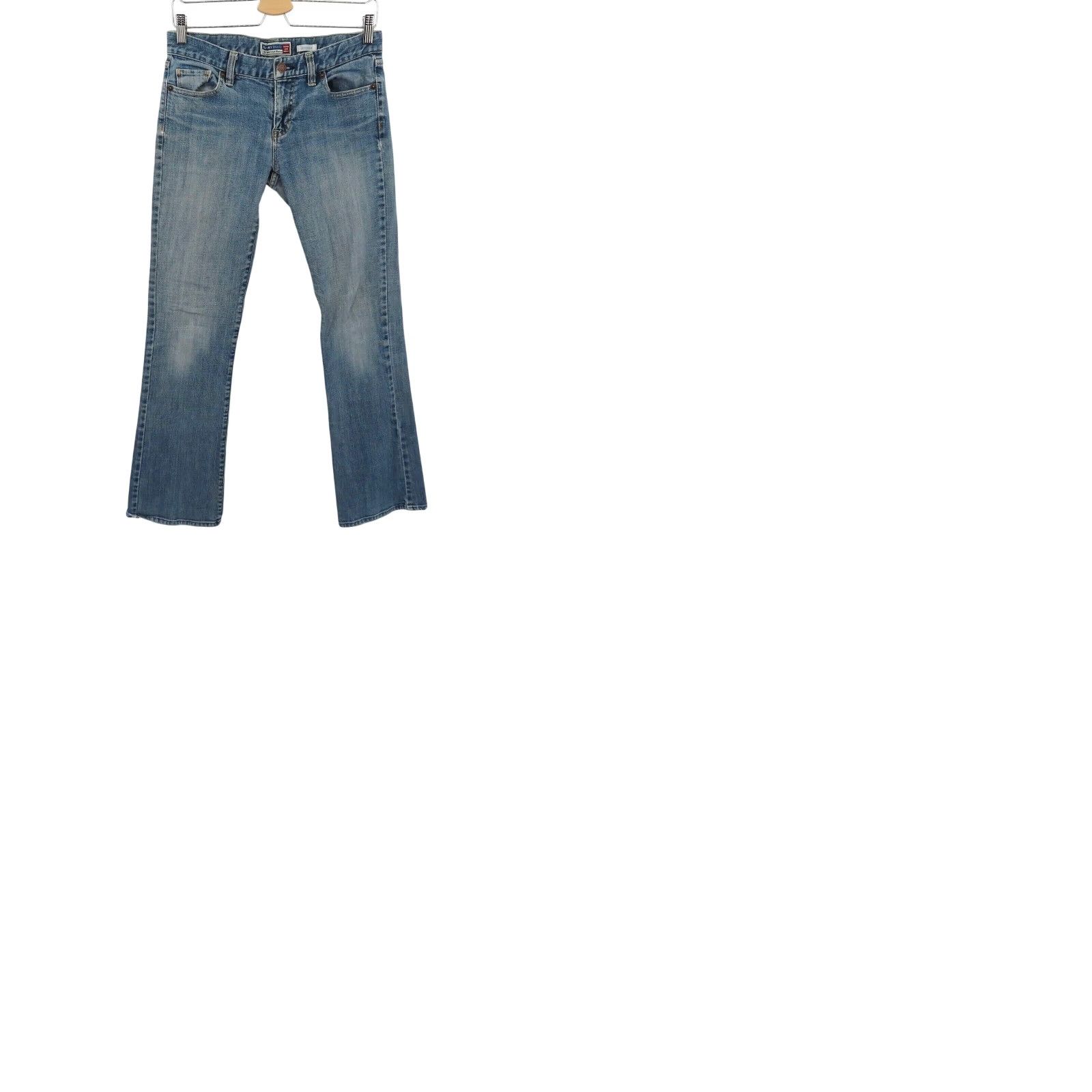 Old Navy VINTAGE Old Navy Womens Jeans Bootcut Distressed Denim 4 Reg Ultra Low Waist Y2K 2000s Women Jeans Pants Size 27" / US 4 / IT 40 - 9 Thumbnail