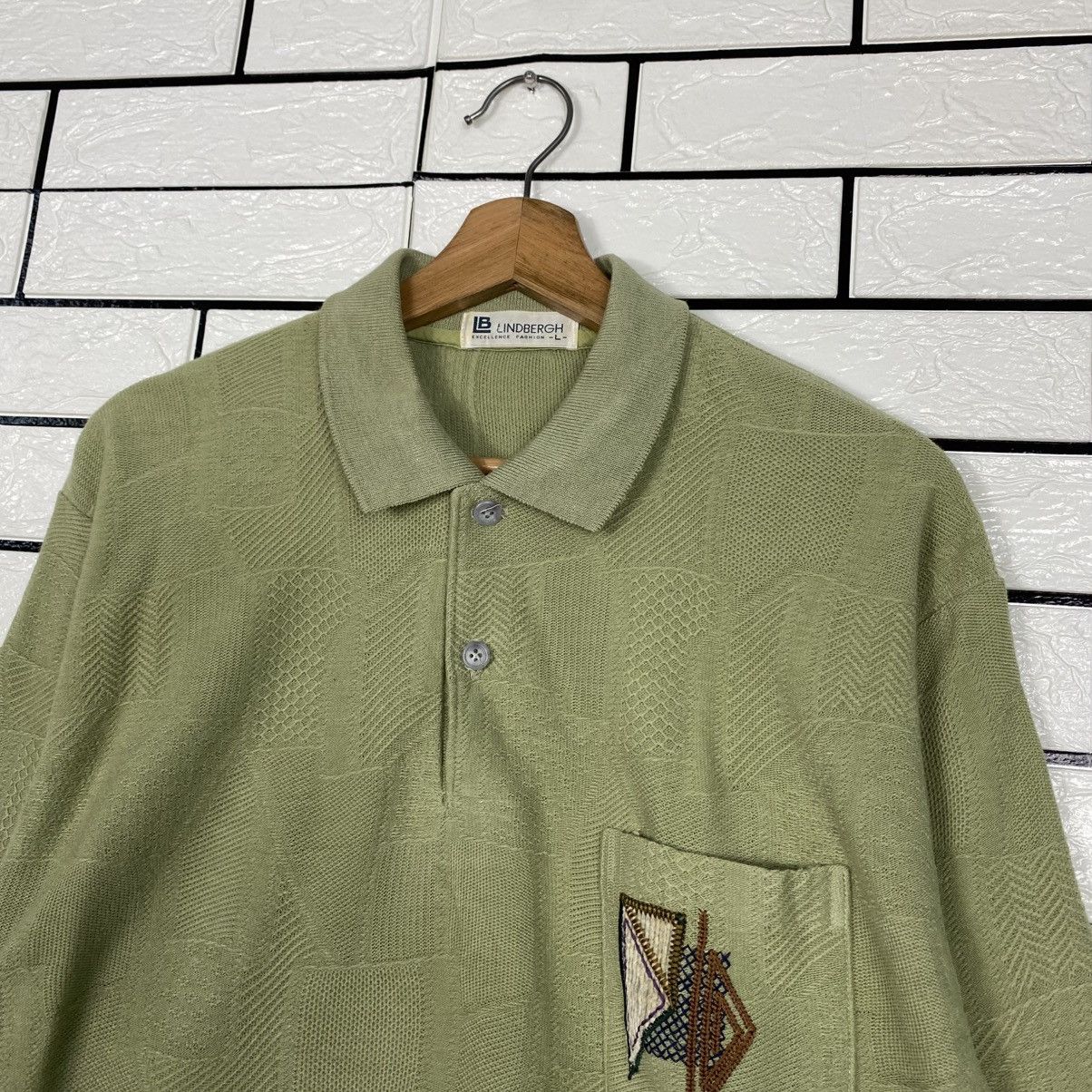 Issey Miyake 📌Vintage Collar Sweatshirt Lindbergh Big Logo Size US L / EU 52-54 / 3 - 9 Thumbnail