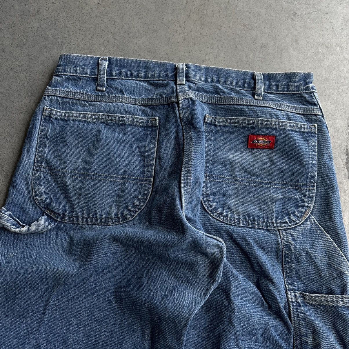 Dickies Vintage Dickies 34x34 Carpenter Pants Faded Blue Jeans Rare Size US 34 / EU 50 - 4 Thumbnail