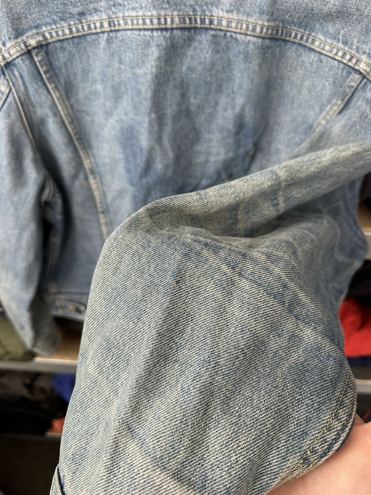 Lee 🚨Crazy Vintage 90s Lee Riders Blue Denim Trucker Jacket USA Size US S / EU 44-46 / 1 - 23 Thumbnail
