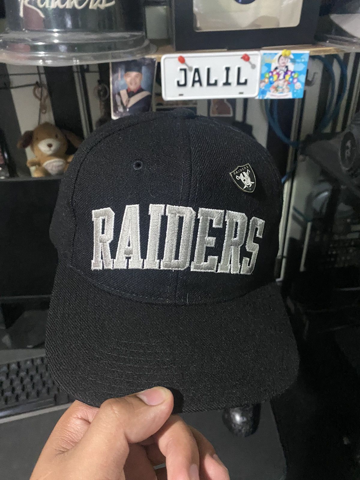 image of Vintage Raider Arch Cap in Black, Men's (Size 32)