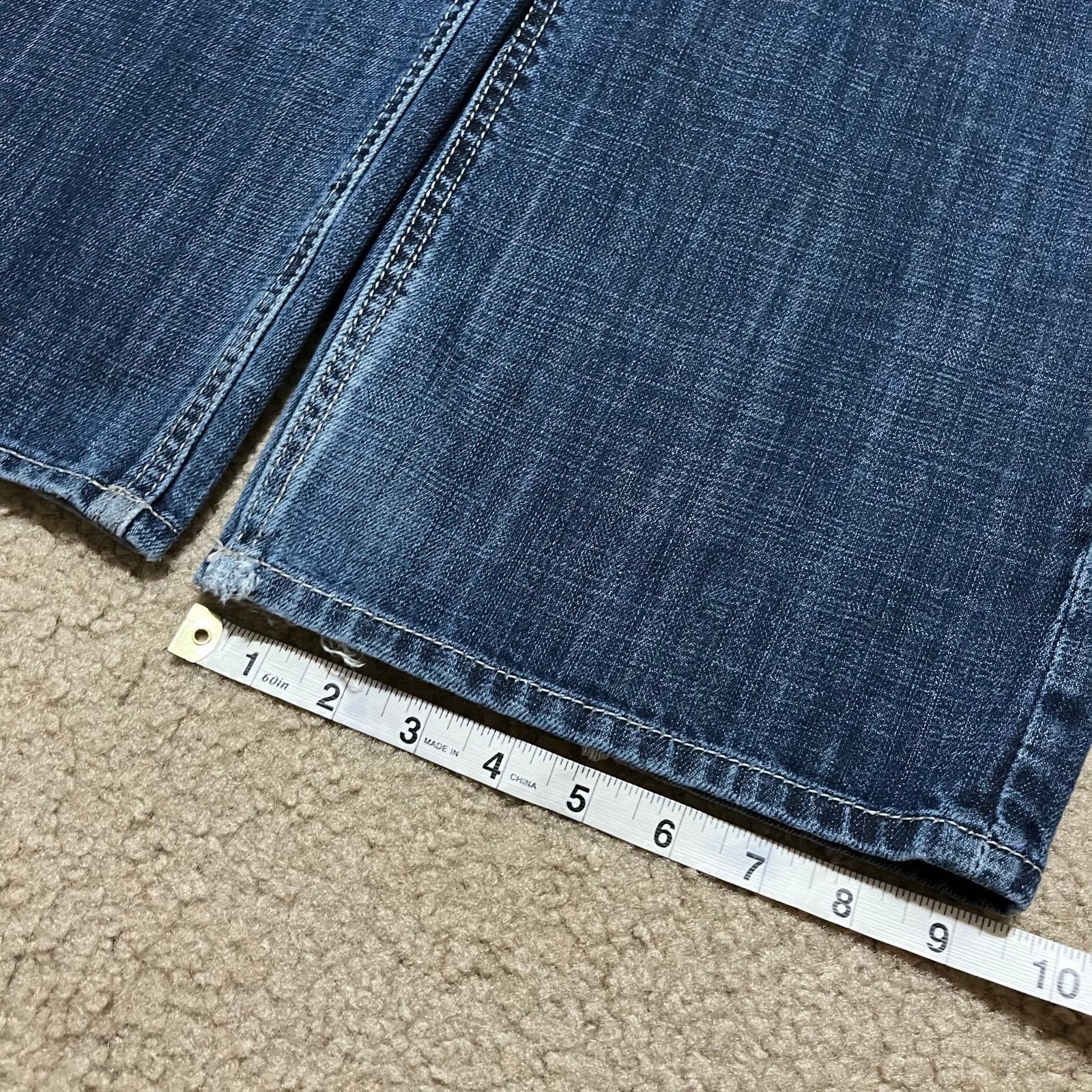 Parish Nation Parish Nation Y2K Baggy Skater Embroidered Acid Washed Jeans Size US 36 / EU 52 - 8 Thumbnail