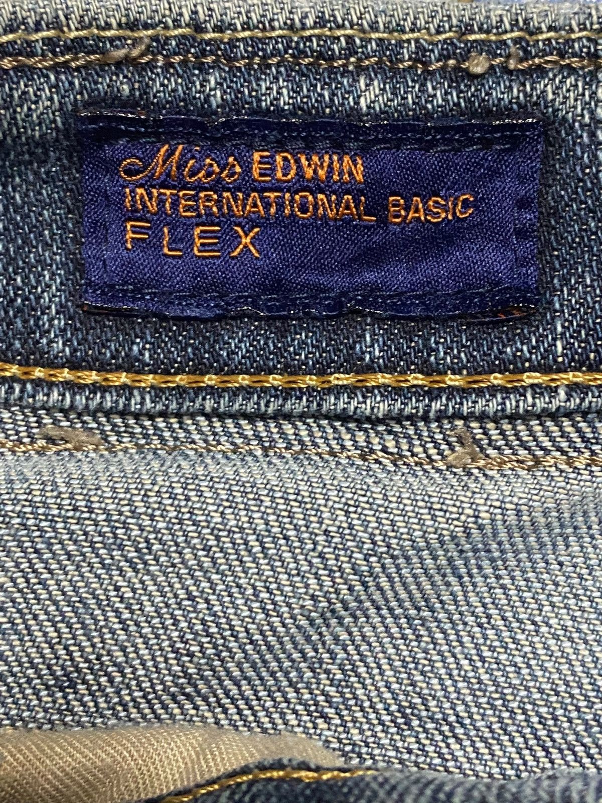 Edwin Vintage Edwin 4002 Distressed Patched Trash Bootcut Jeans Size US 31 - 9 Thumbnail